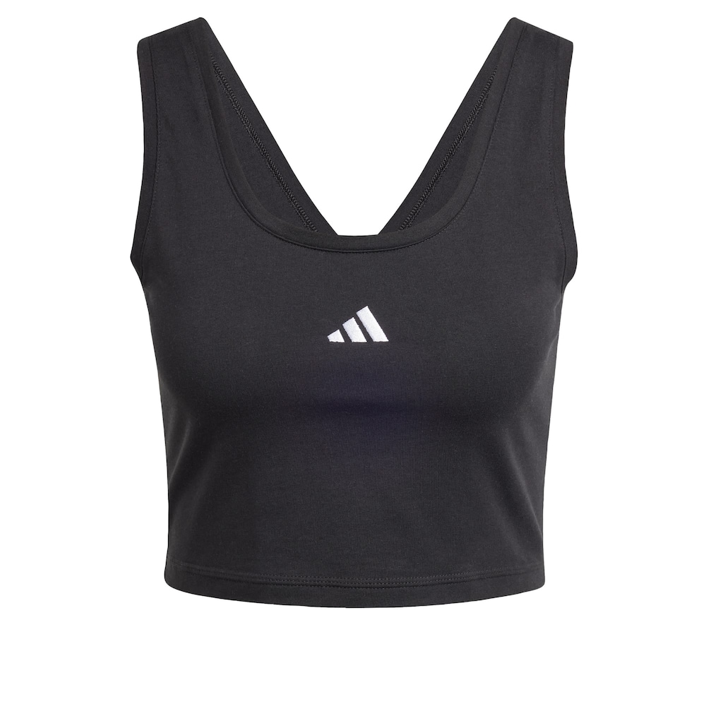 ADIDAS SPORTSWEAR Sporttop 'Essentials' Damen Größe 5XL/6XL schwarz / weiß