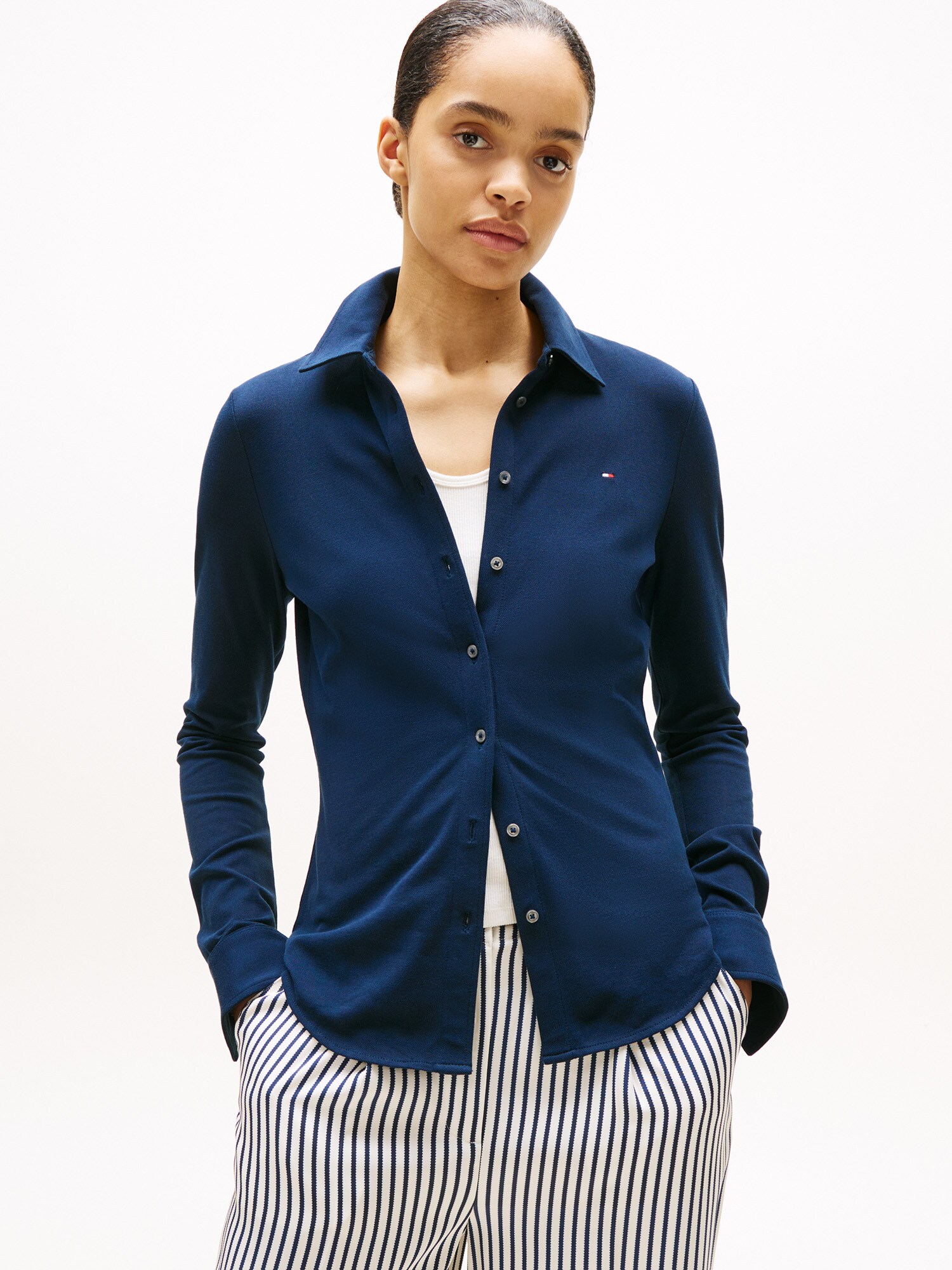 TOMMY HILFIGER Blúz '1985'  tengerészkék termék 2. képe