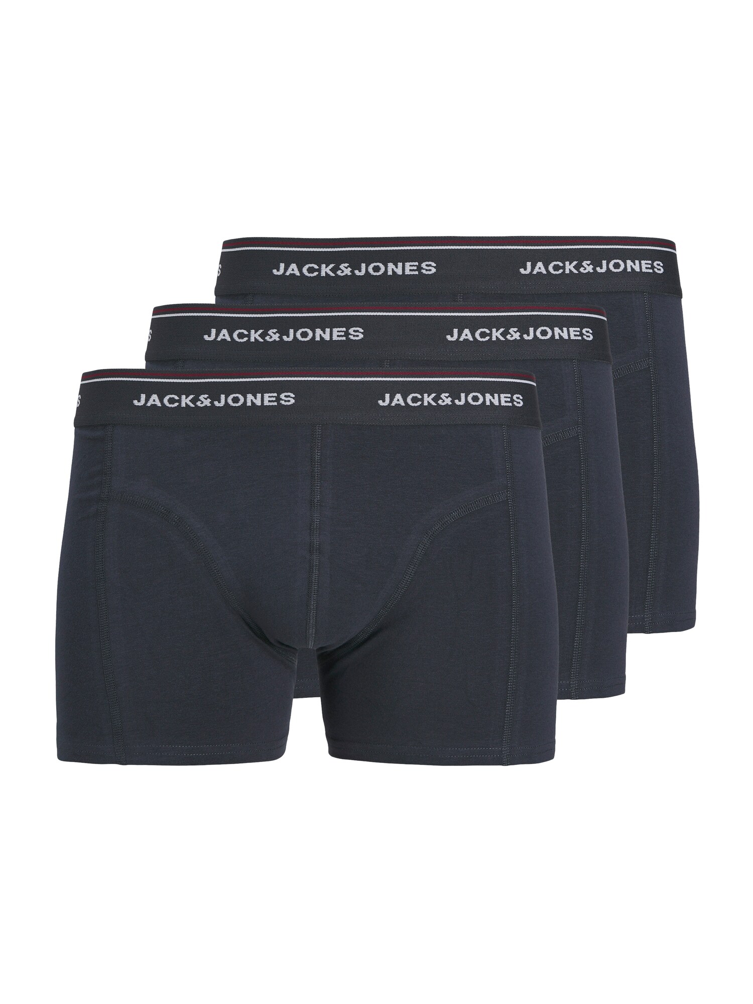 JACK & JONES Boxeri JACAVERY  gri / alb