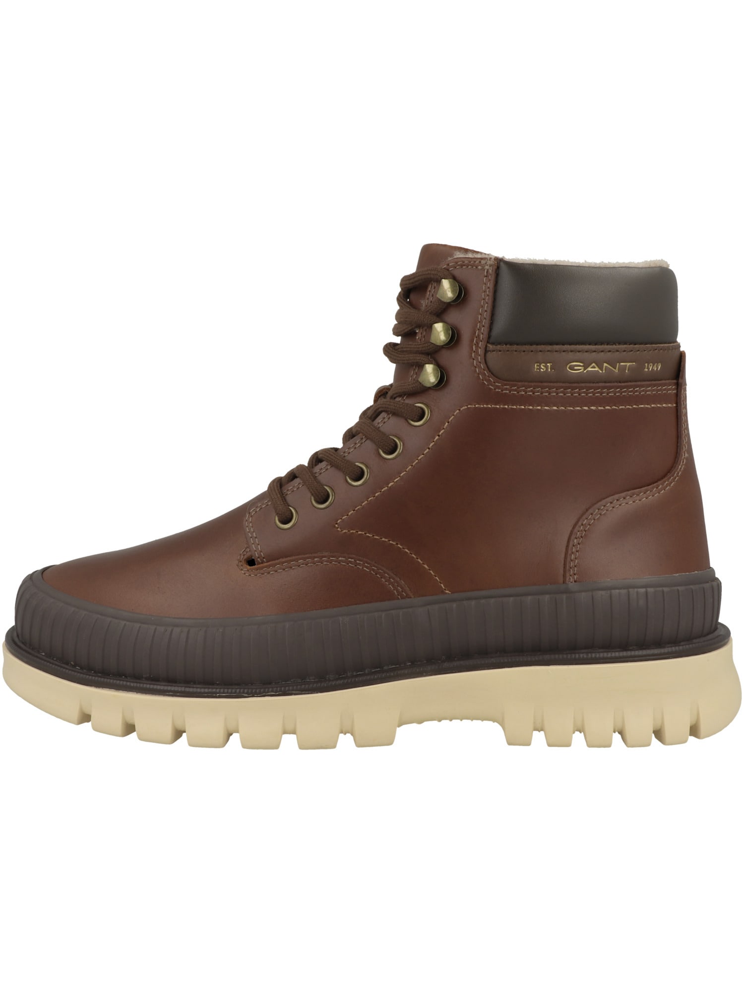GANT Botas con cordones ' Nebrada ' marrón