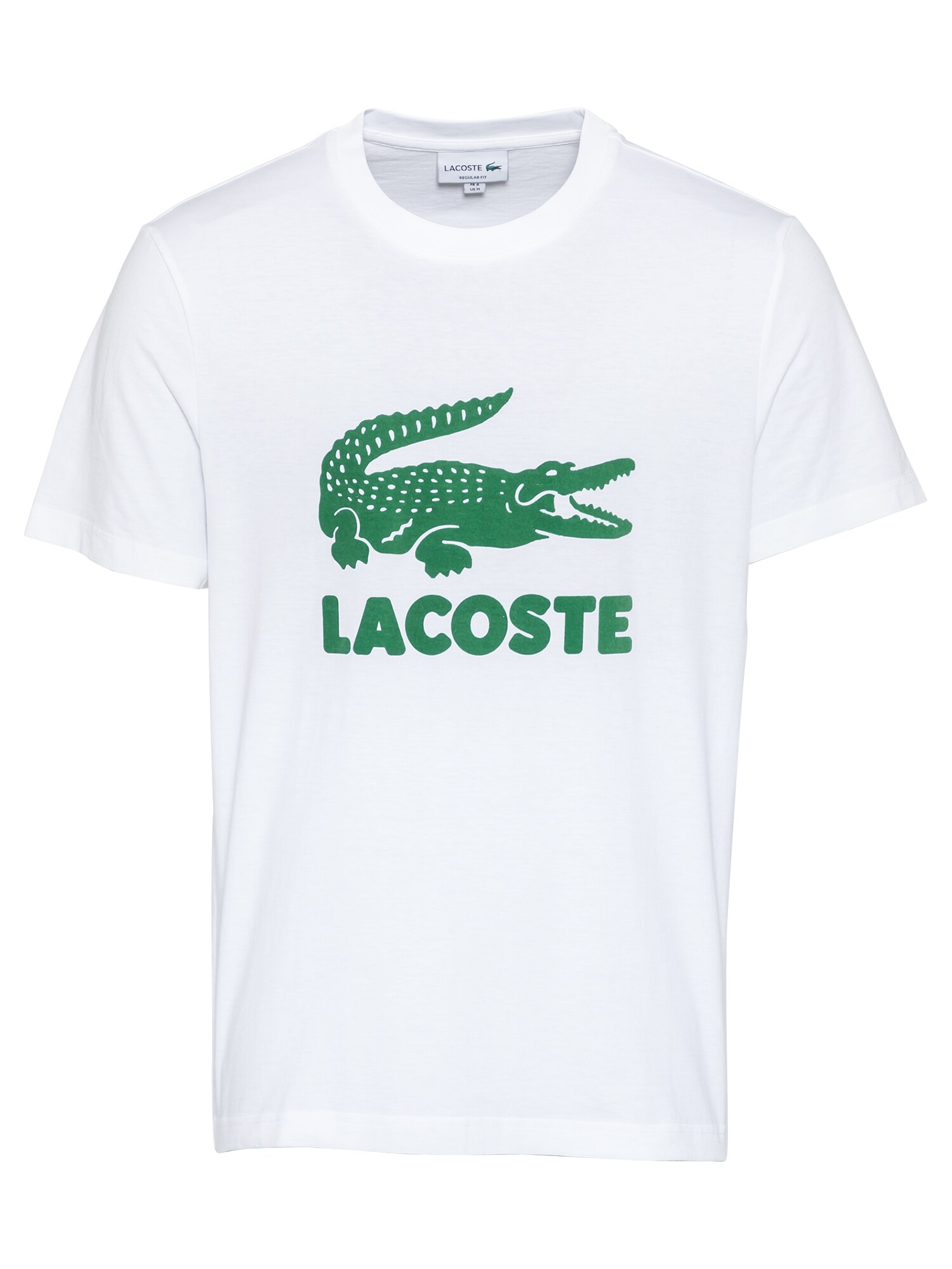 LACOSTE Marškinėliai  balta / žalia