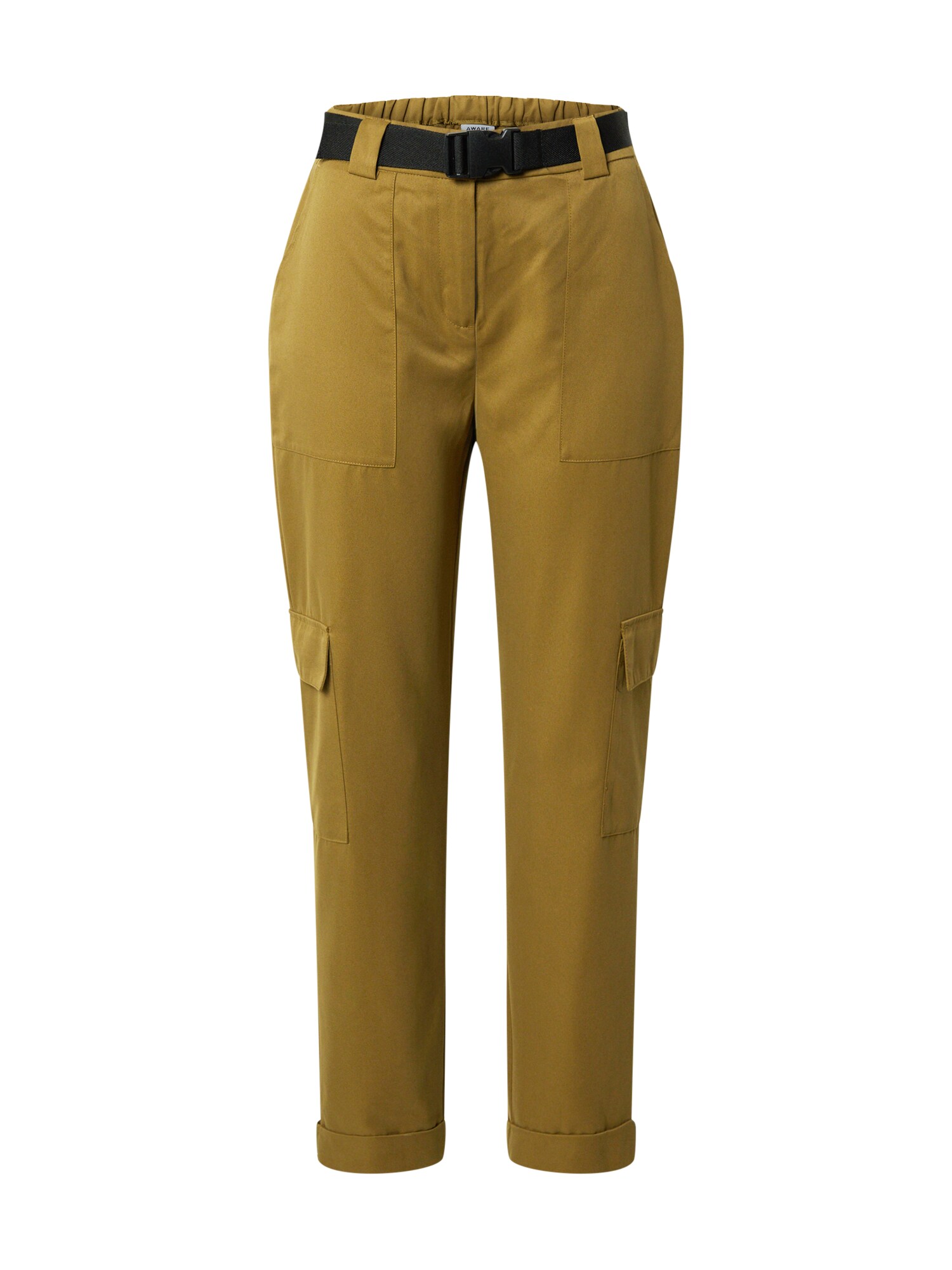 VERO MODA Kelnės  juoda / alyvuogių spalva