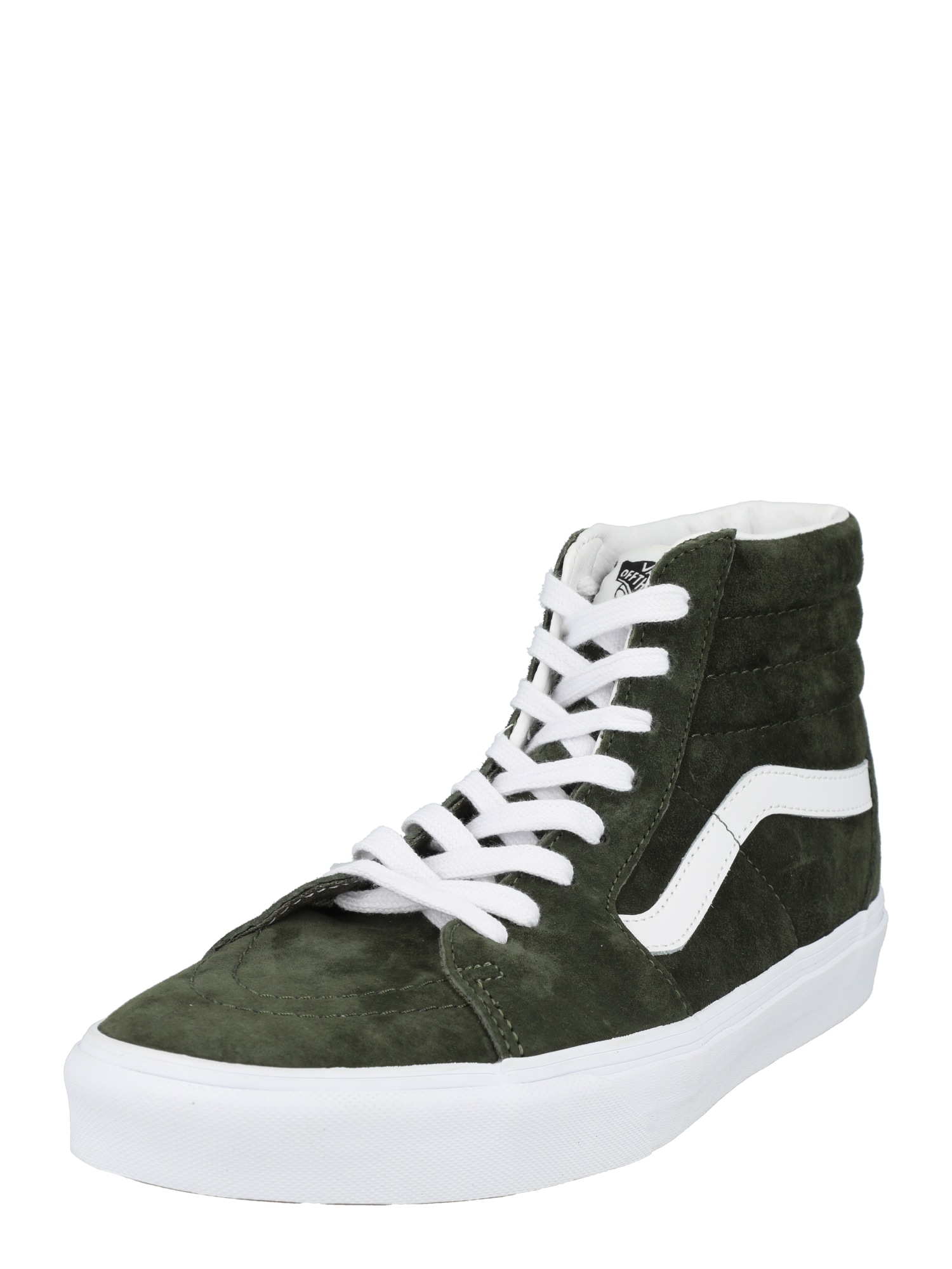 VANS Sneaker înalt 'SK8-Hi'  verde închis / alb