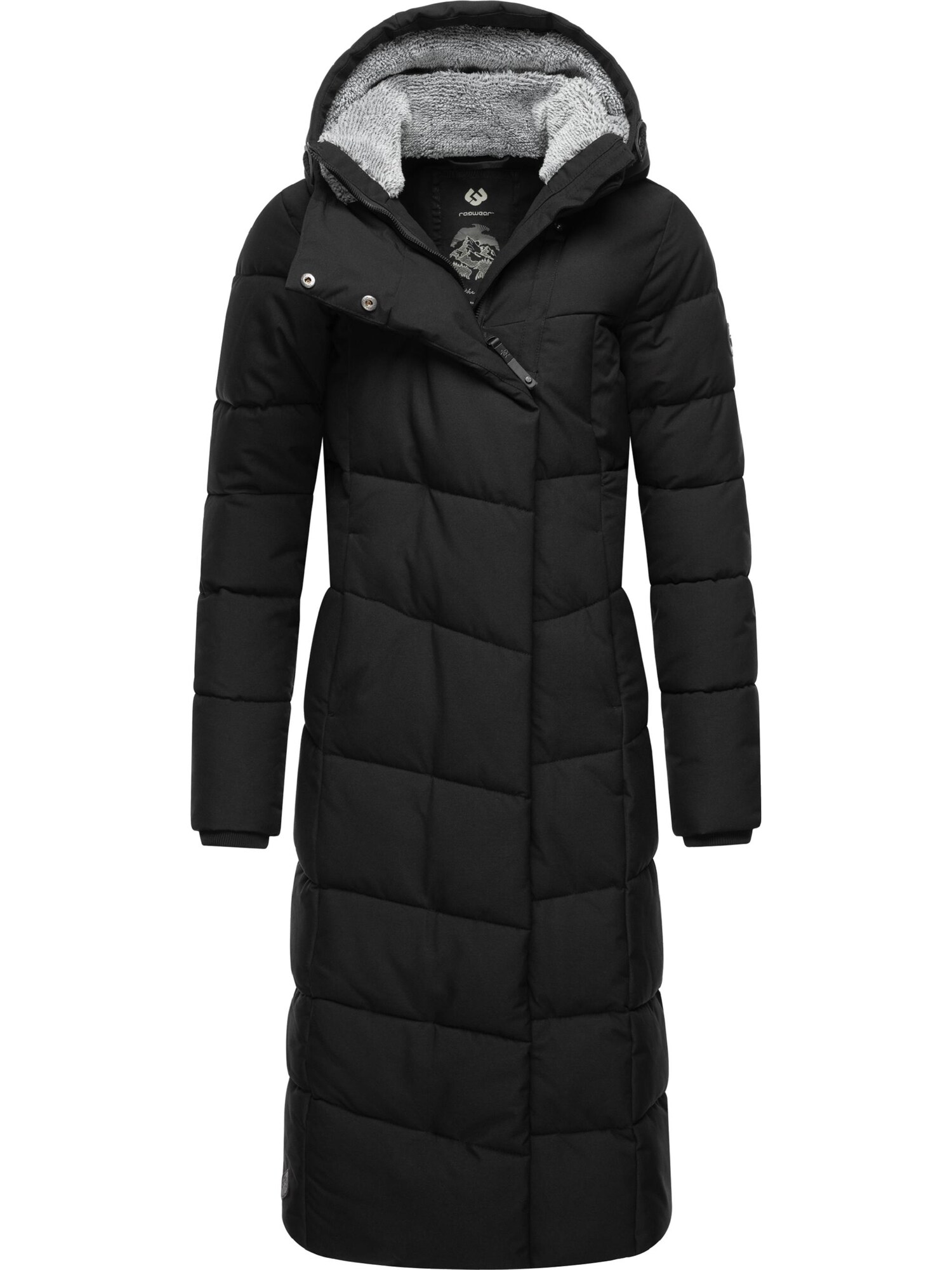 Ragwear Palton de iarnă Pavla  negru