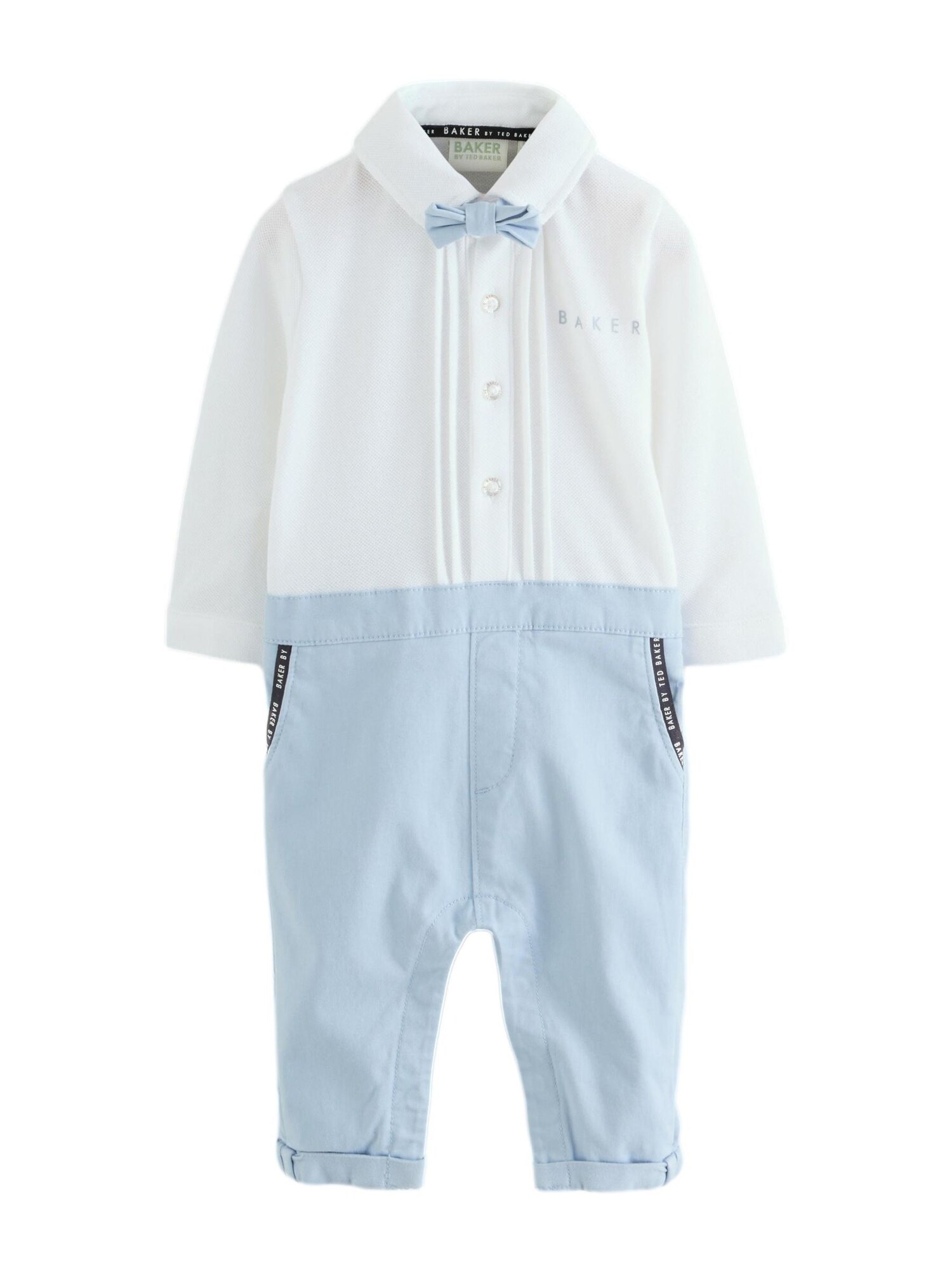 Baker by Ted Baker Salopetă/Body  albastru deschis / negru / alb