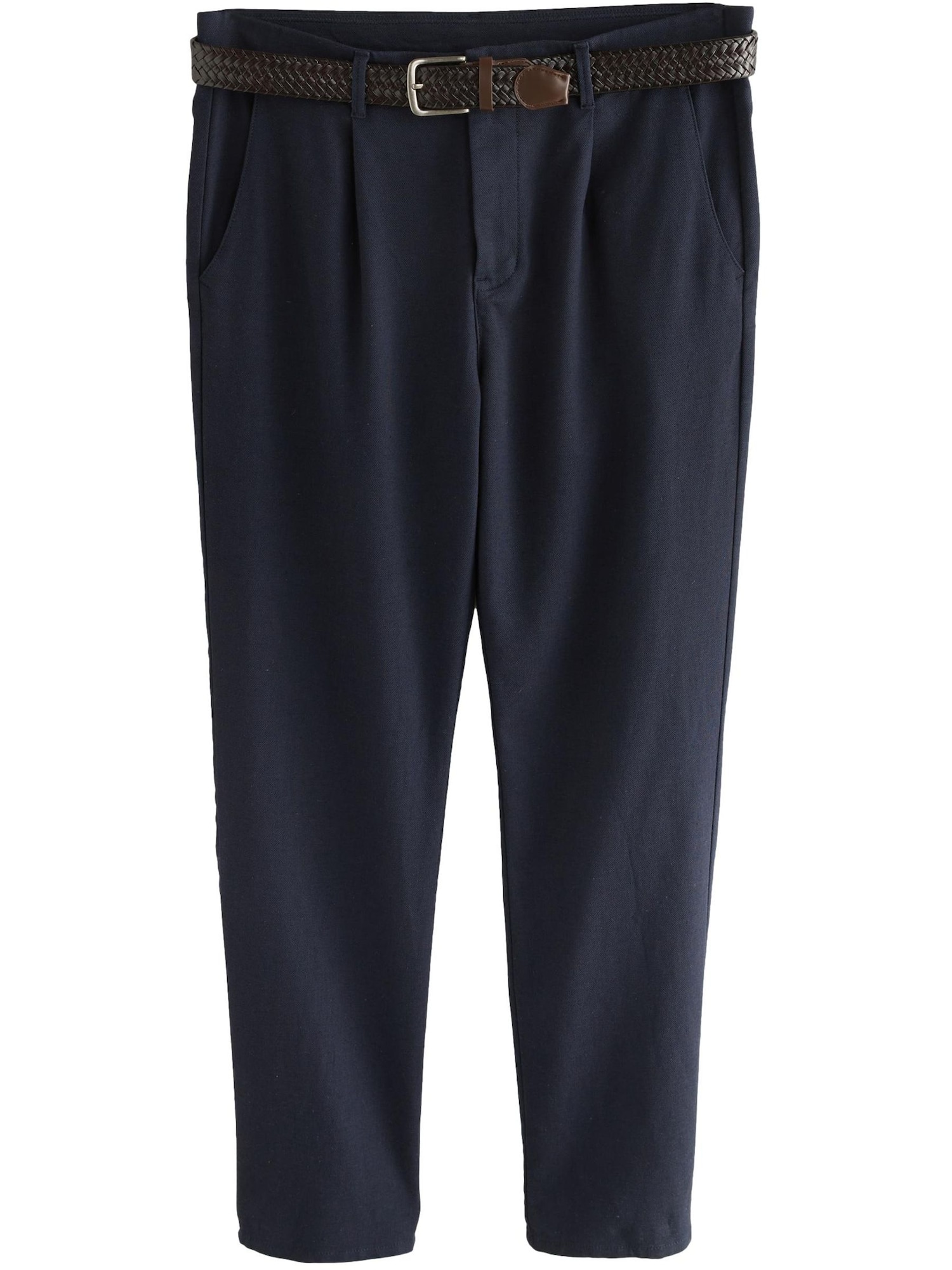 Next Pantaloni cutați  bleumarin / maro închis