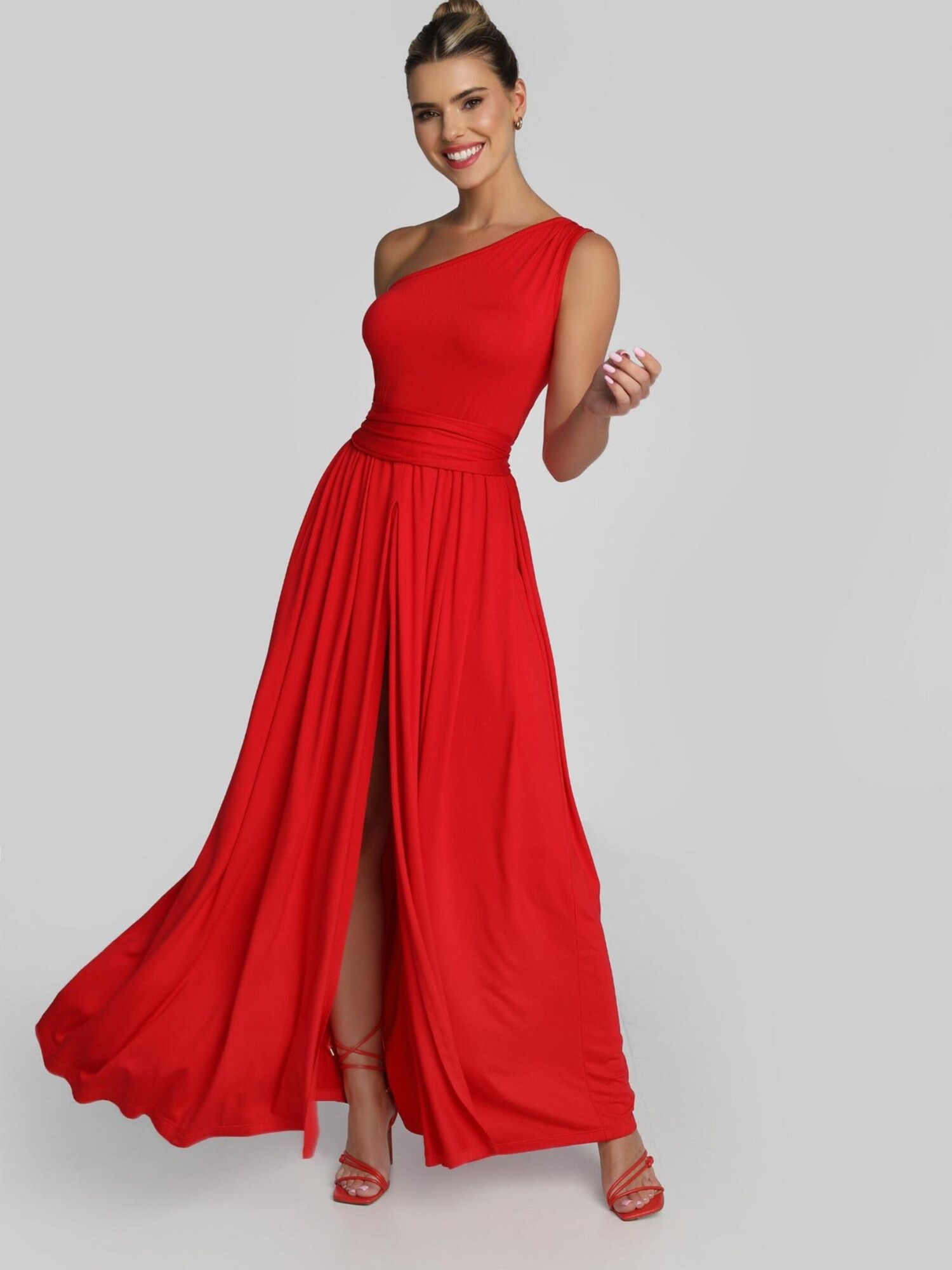 Madnezz House Vestido de noche 'Erin Wild'  rojo vino