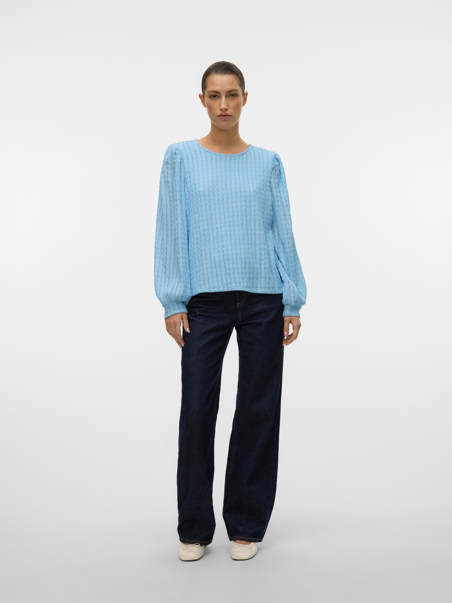 VERO MODA Blúz 'VMNomi'  azúr termék 2. képe