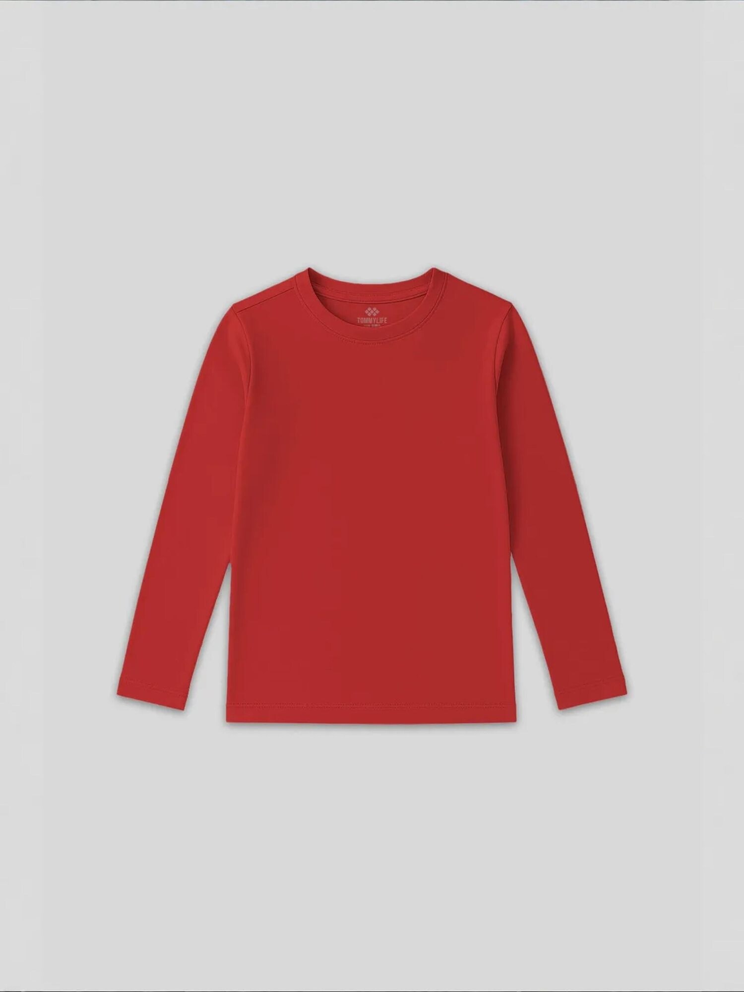 Tommy Life Majica 'TOMMY T-Shirt Aus Baumwolle Und Elastan' hrđavo crvena