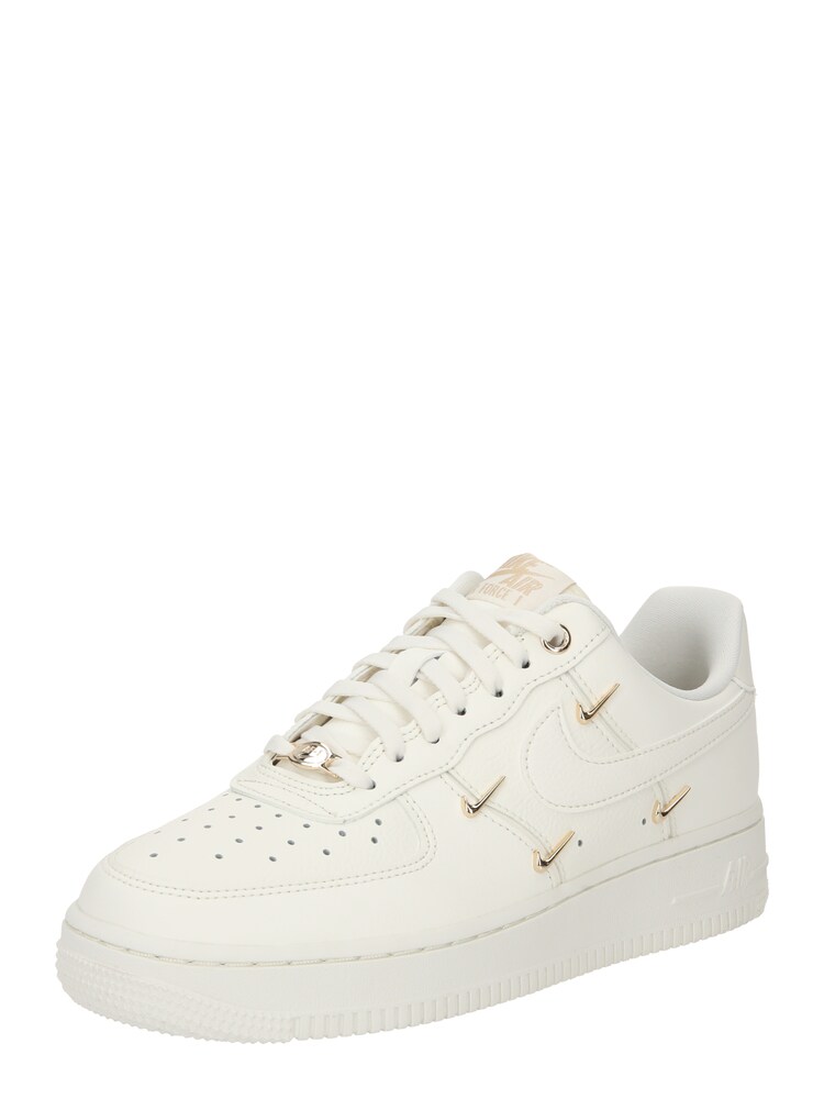 Nike Sportswear Sneaker 'AIR FORCE 1' Damen Größe 42.5 gold / weiß