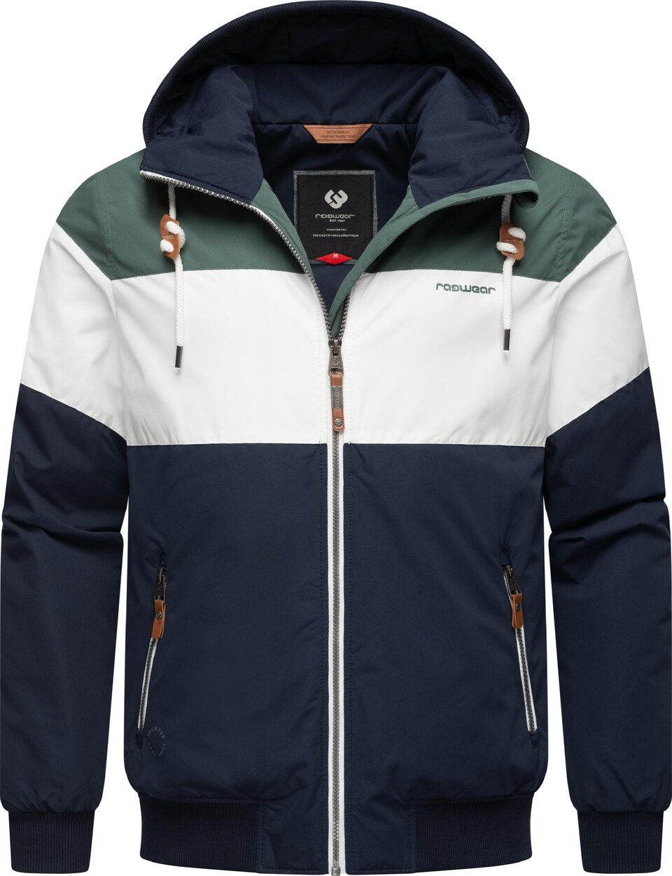 Outdoorjacka blå / grön
