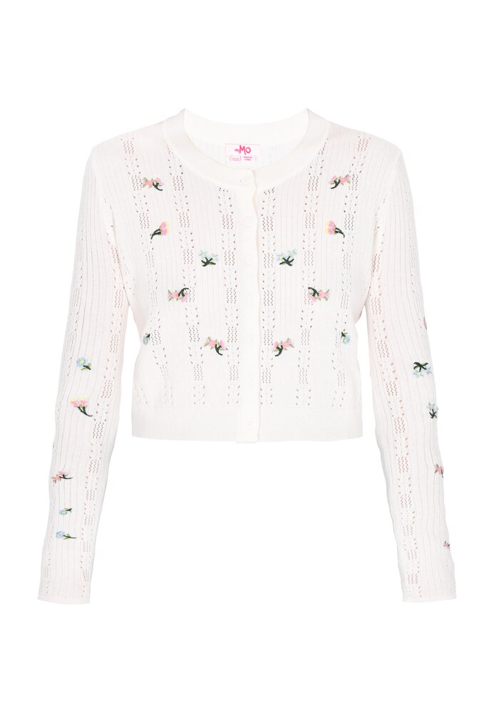 MYMO Strickjacke Damen Größe M/L türkis / dunkelgrün / rosa / weiß