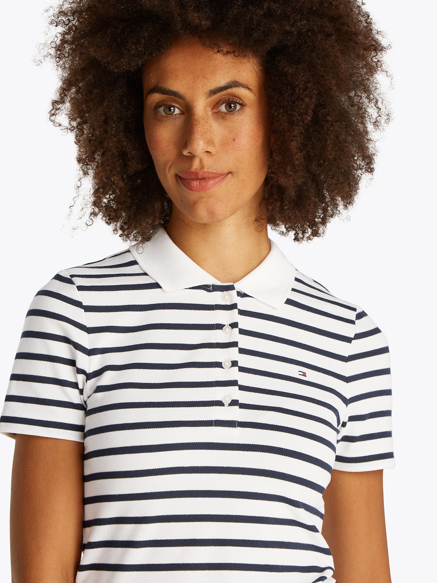 TOMMY HILFIGER Tričko '1985' námornícka modrá / biela (obrázok 6)