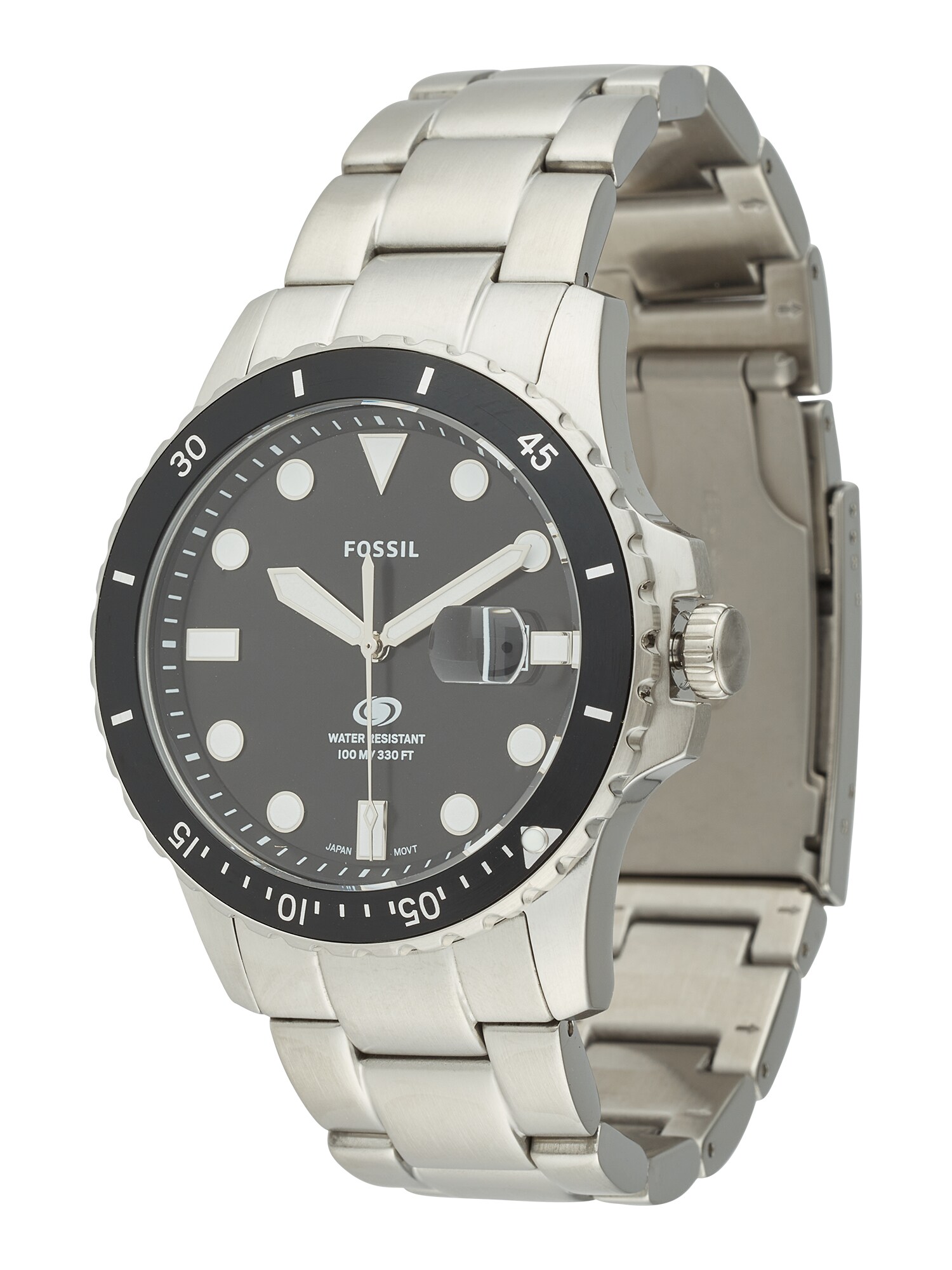 FOSSIL Ceas analogic  negru / argintiu