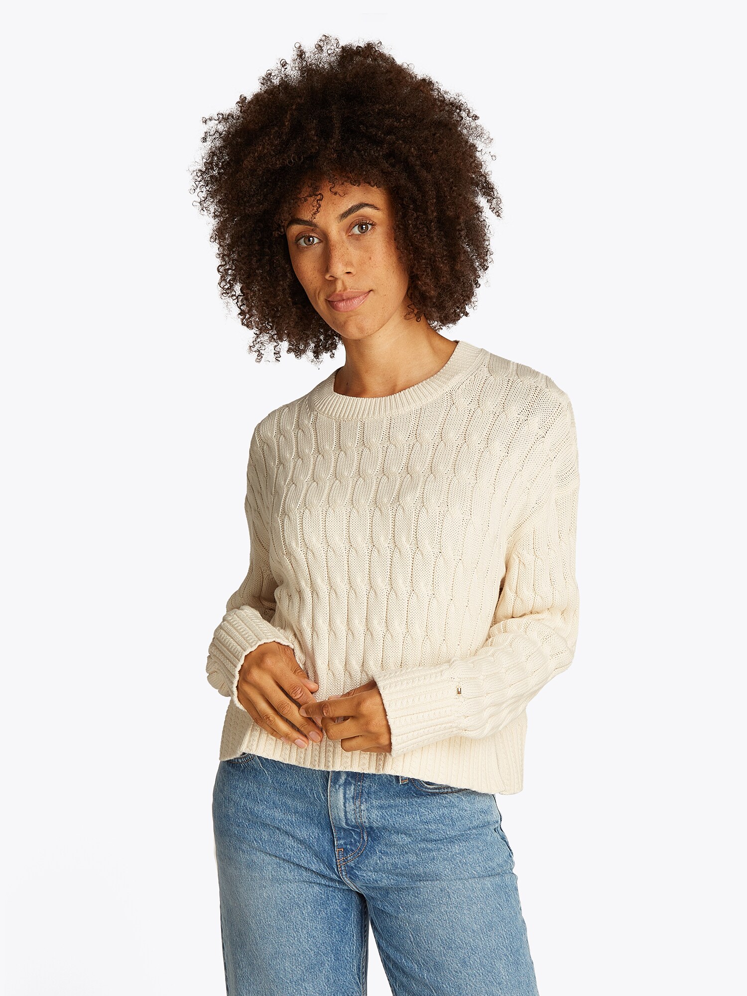 TOMMY HILFIGER Pulóver  világos sárga termék 2. képe
