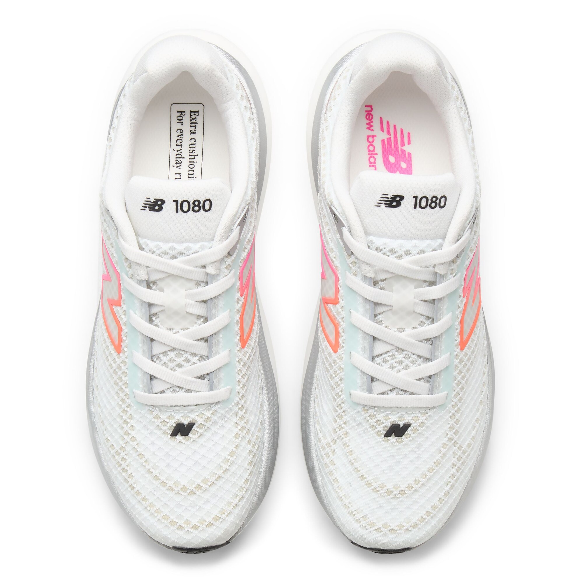 New balance Zapatillas de running '1080v15'  gris claro / albaricique / blanco – imagen 4