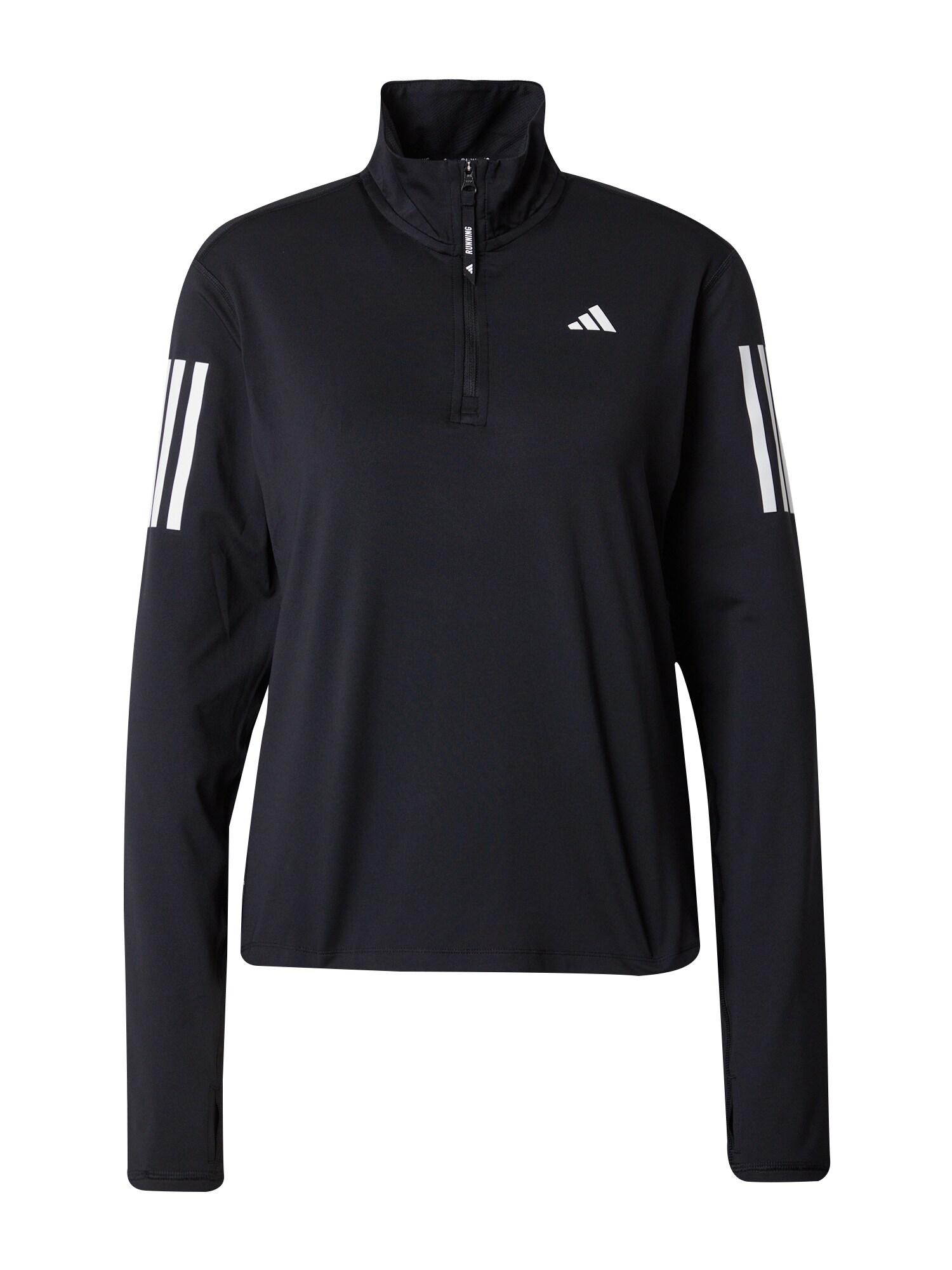 ADIDAS PERFORMANCE Funkcionális felső 'Own The Run'  fekete / fehér akciós termékkép 1