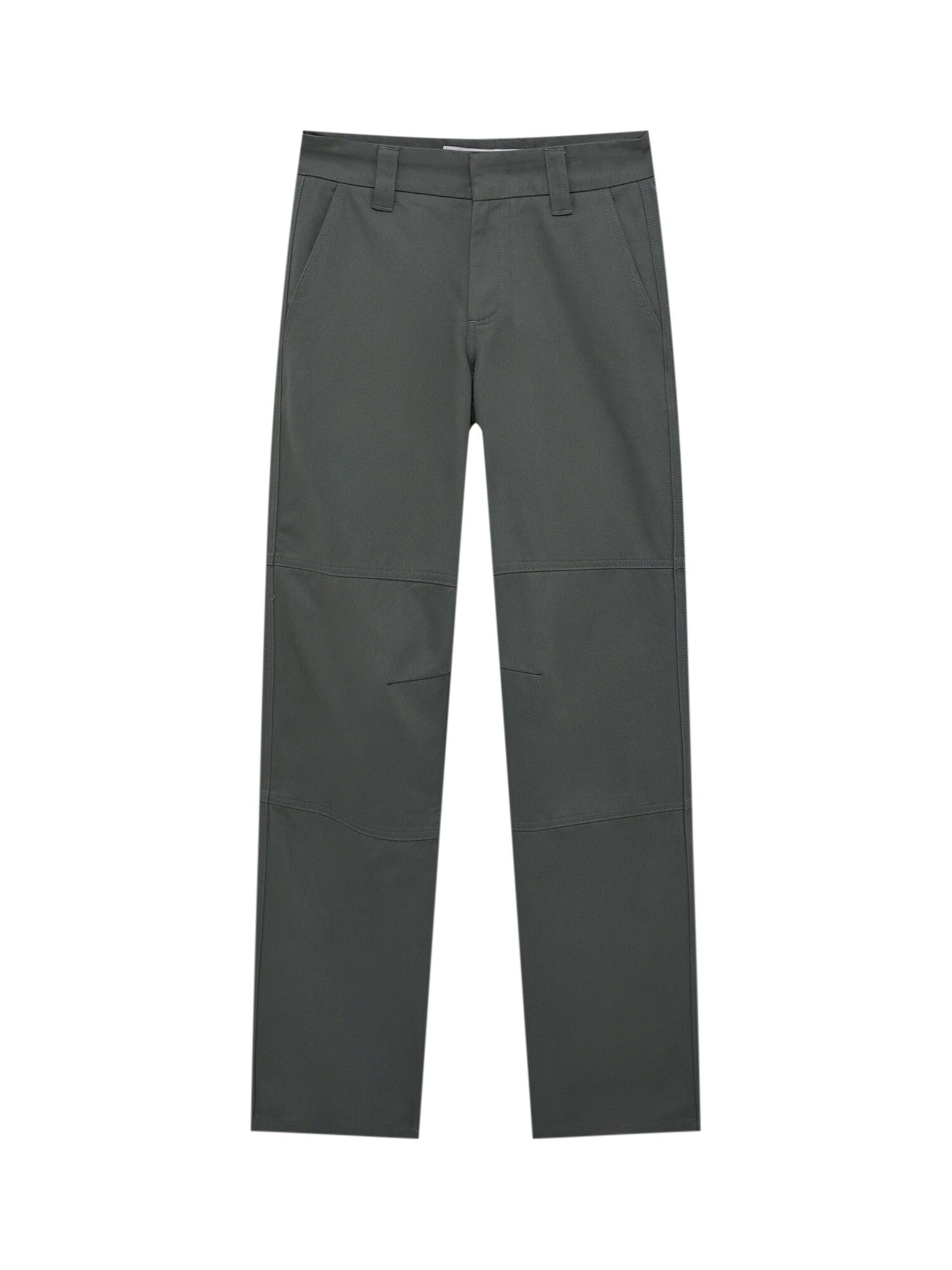 Pull&Bear Hlače  tamno zelena