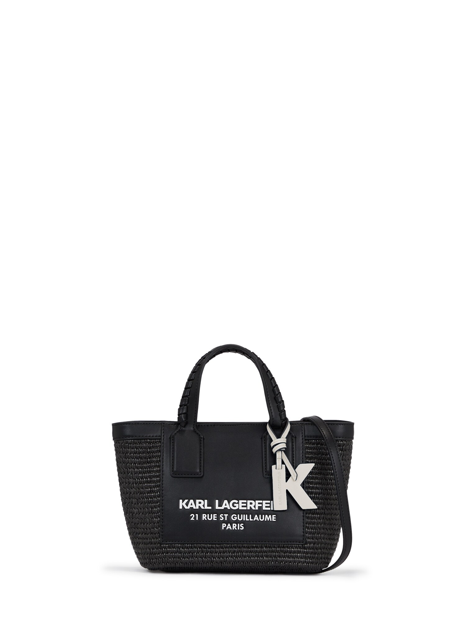 Karl Lagerfeld Kabelka 'Rue St-Guillaume'  čierna / biela