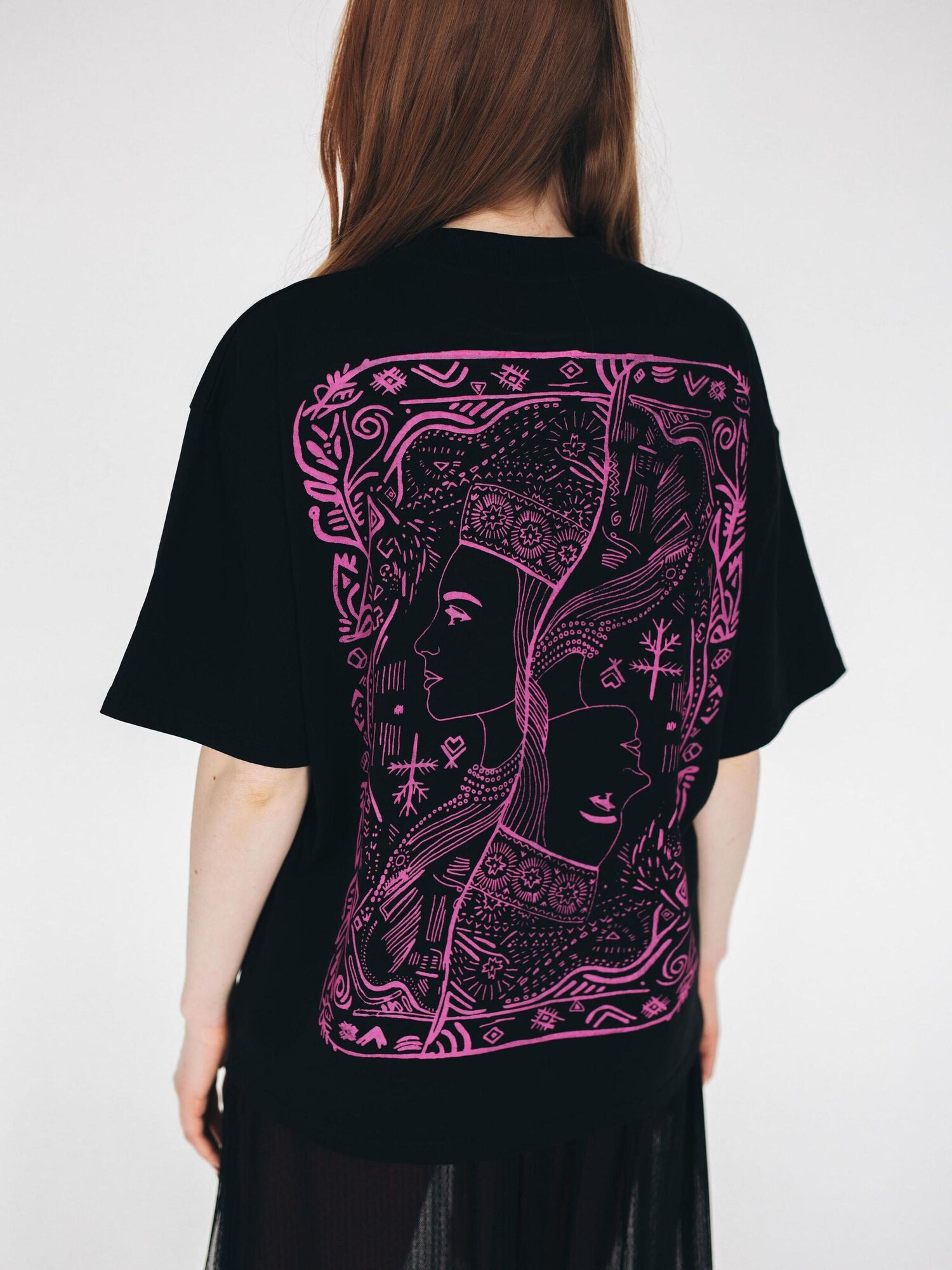 RADADA Camiseta talla grande  negro