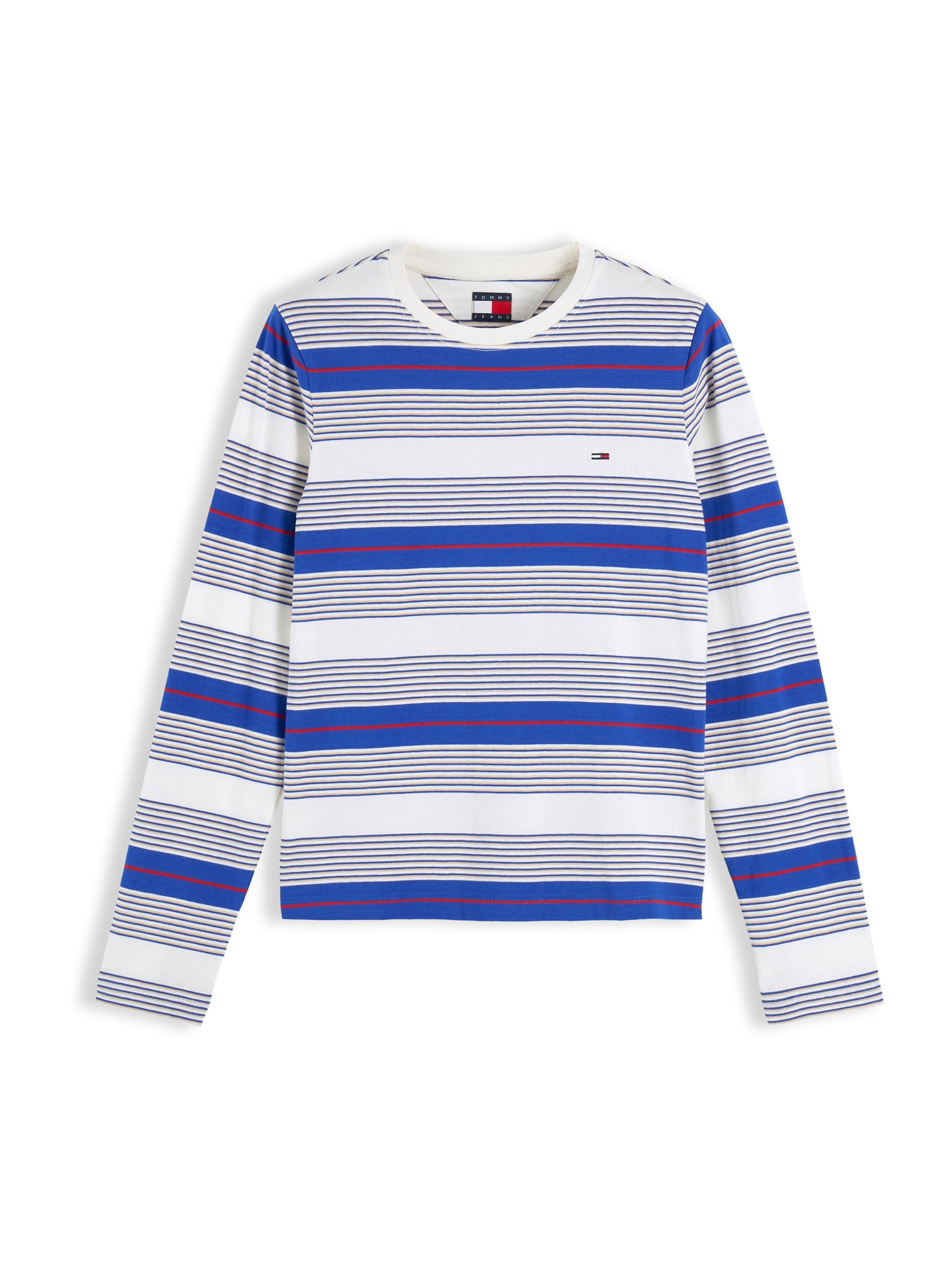 Tommy Jeans Tricou ESS albastru / roșu / alb