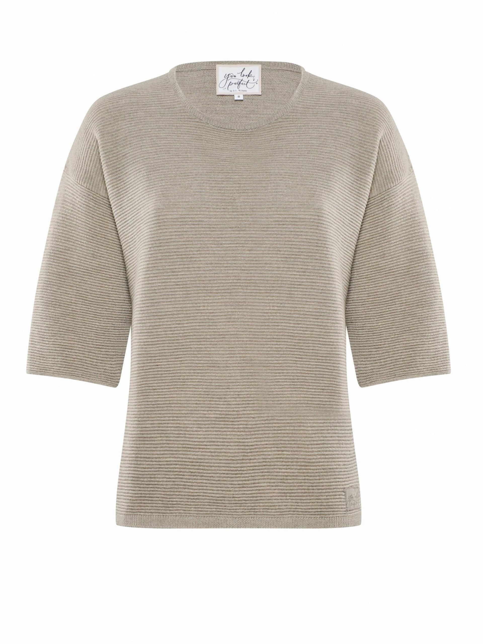 YOU LOOK PERFECT Tröja 'PULLOVER FAY Halbarm Pullover in Strukturstrick' dam