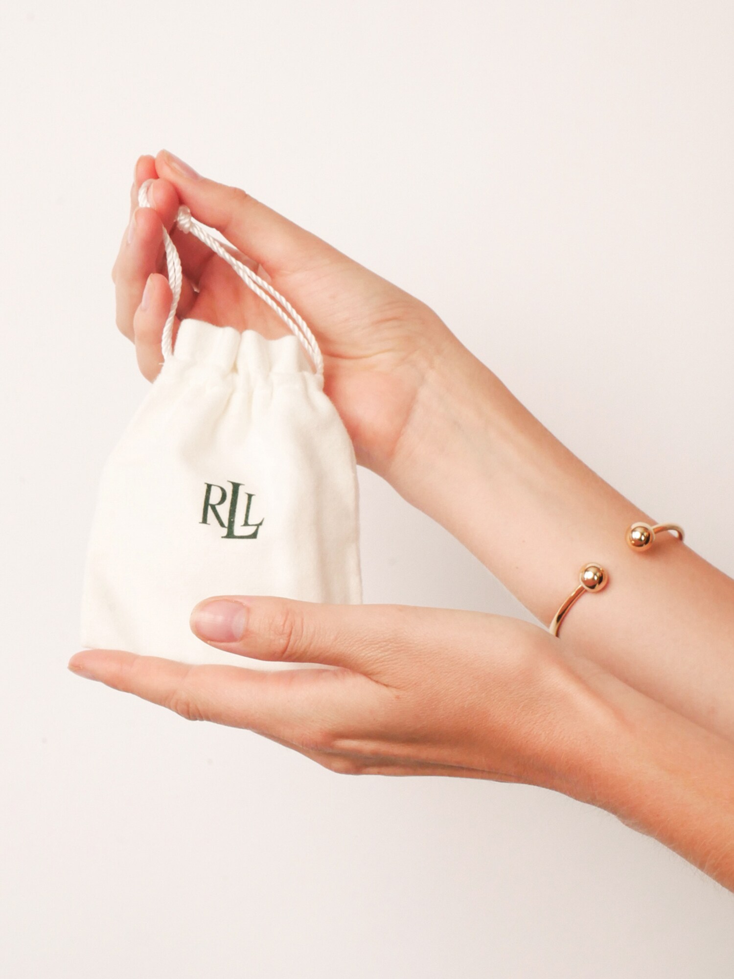 Lauren Ralph Lauren Náušnice zlatá / biela (obrázok 3)