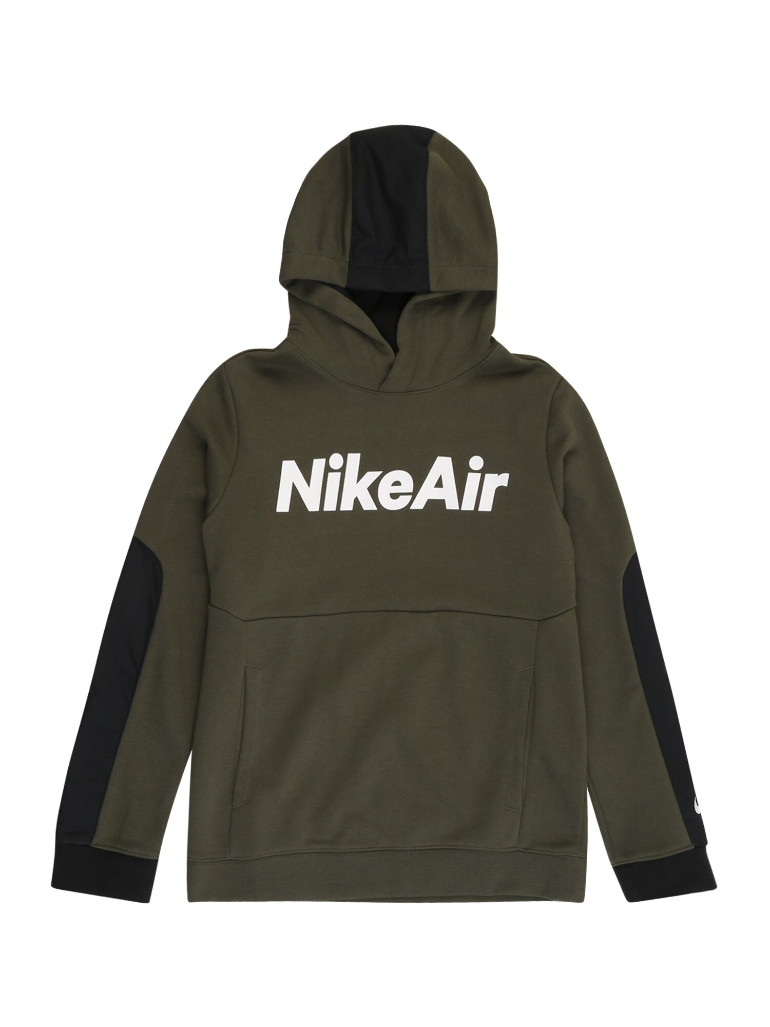 Nike Sportswear Megztinis be užsegimo  balta / rusvai žalia / juoda