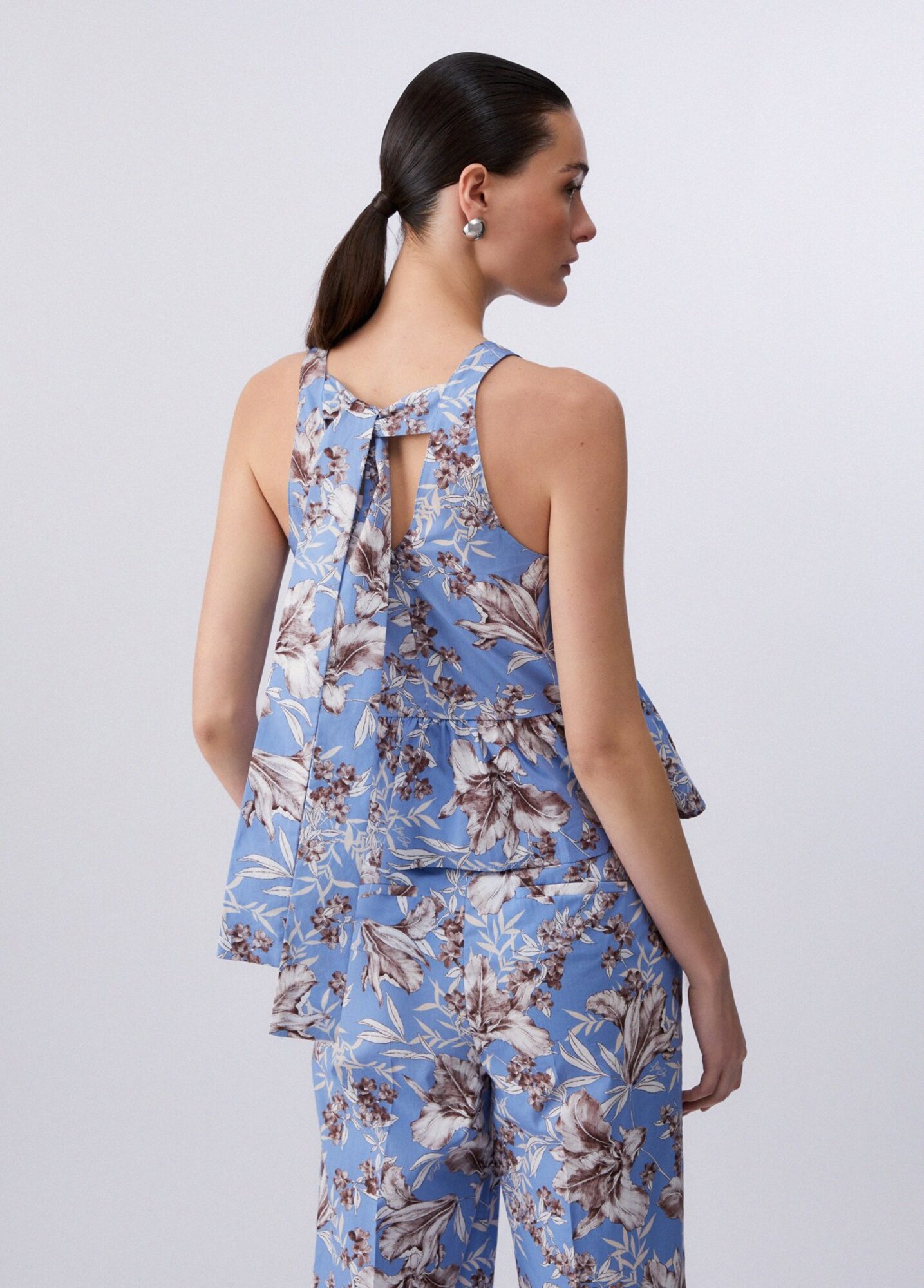Liu Jo Top  beige / azul claro / blanco – imagen 4