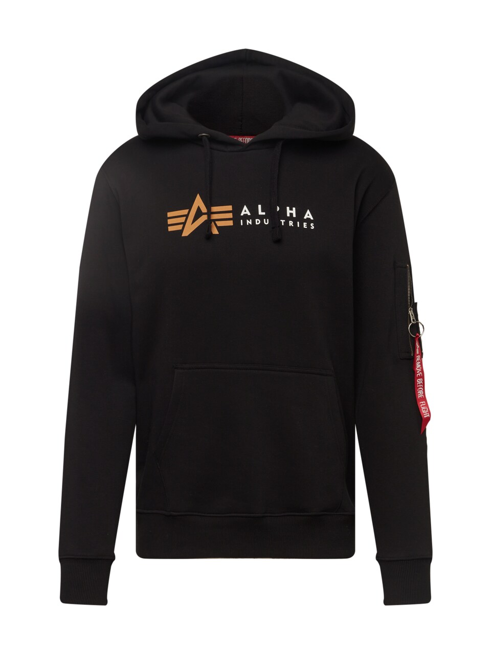 Sweatshirt orange / röd / svart