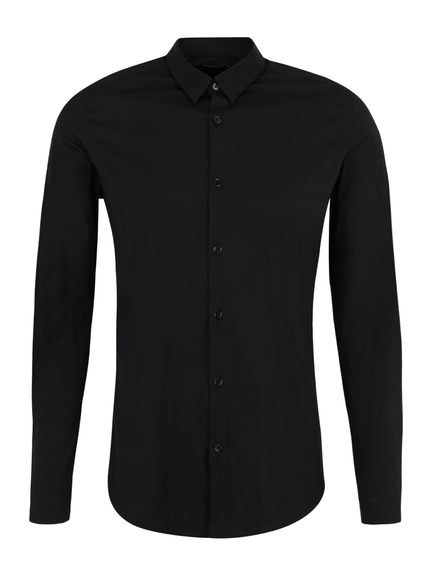 The Kooples Dalykinio stiliaus marškiniai juoda