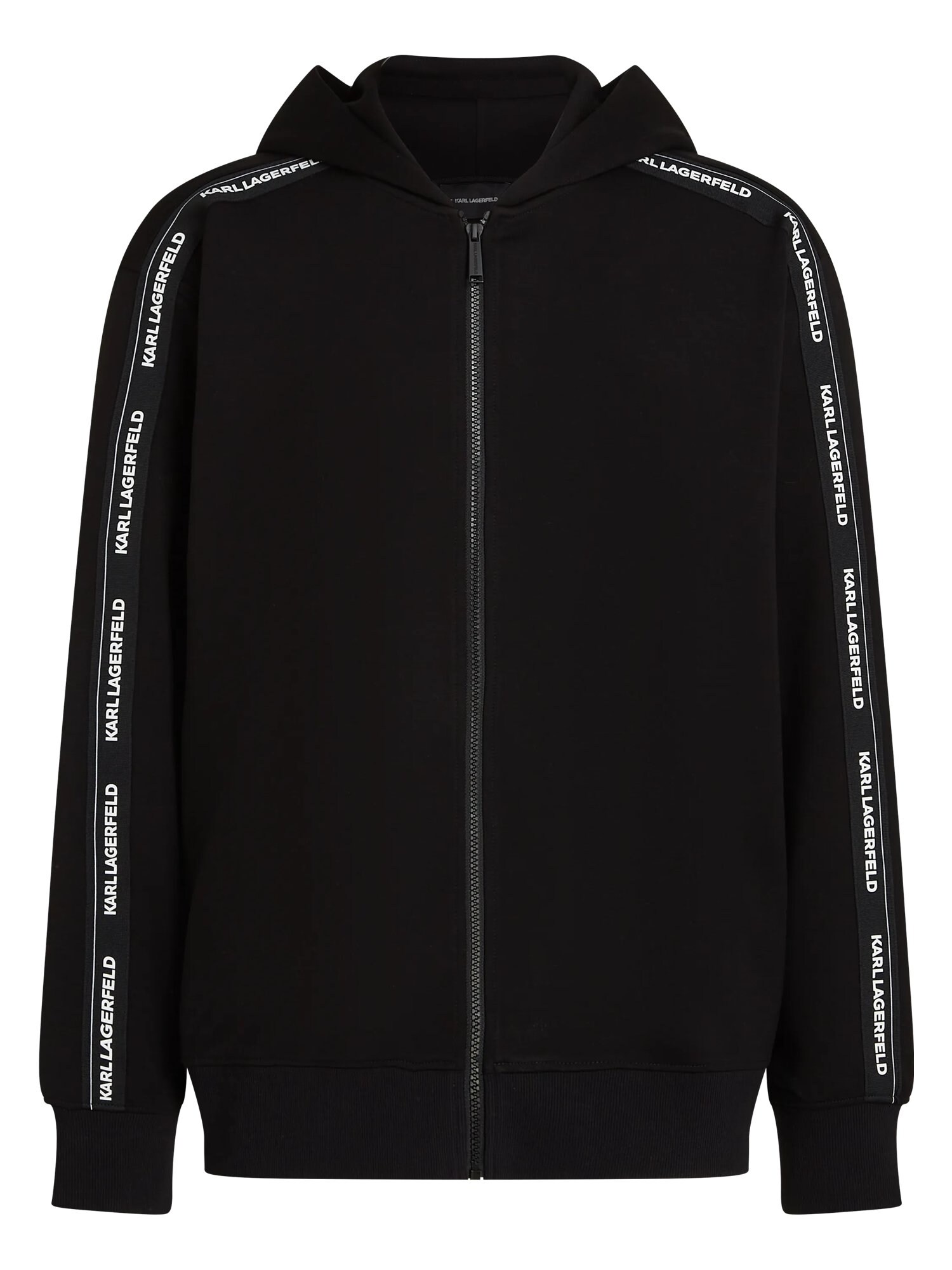 Karl Lagerfeld Hanorac negru / alb