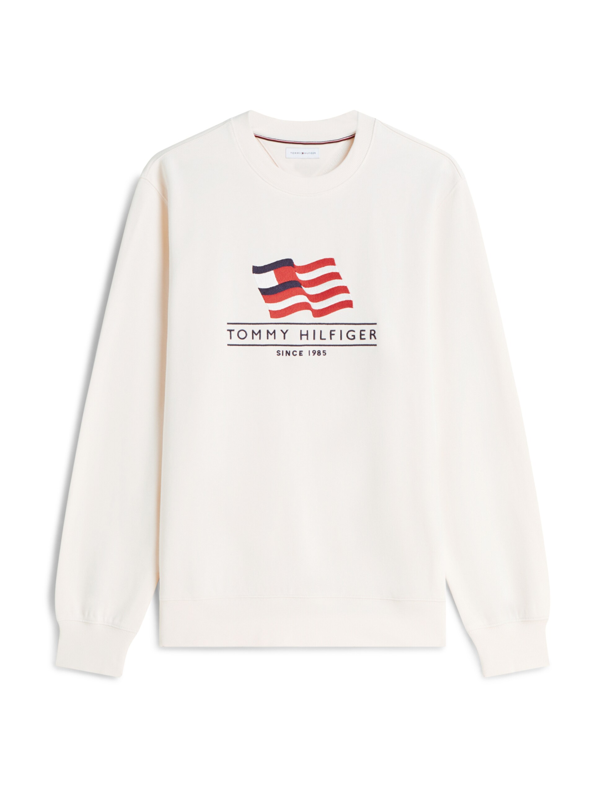 TOMMY HILFIGER Sweatshirt ljusgul / röd herr