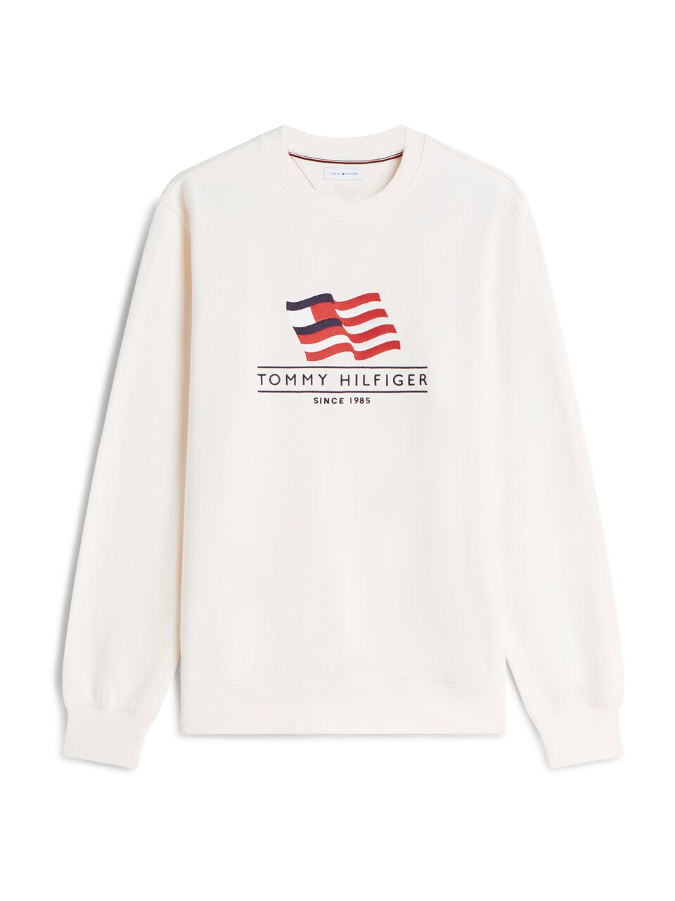 Sweatshirt ljusgul / röd
