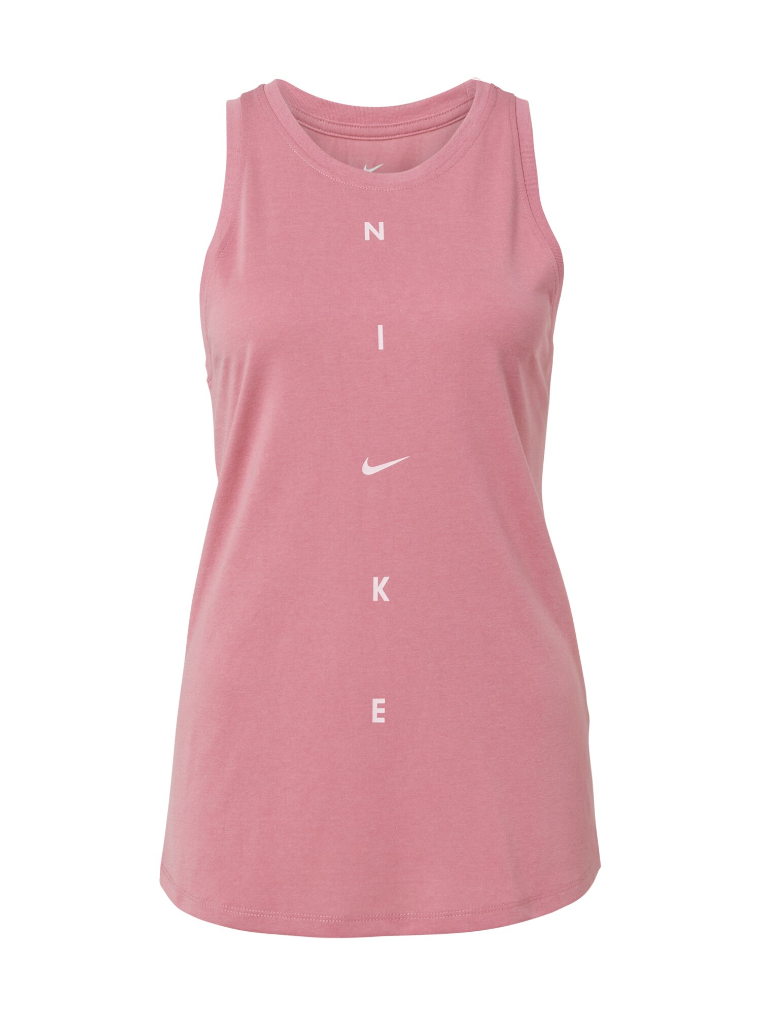 NIKE Sportiniai marškinėliai be rankovių  rožinė / balta