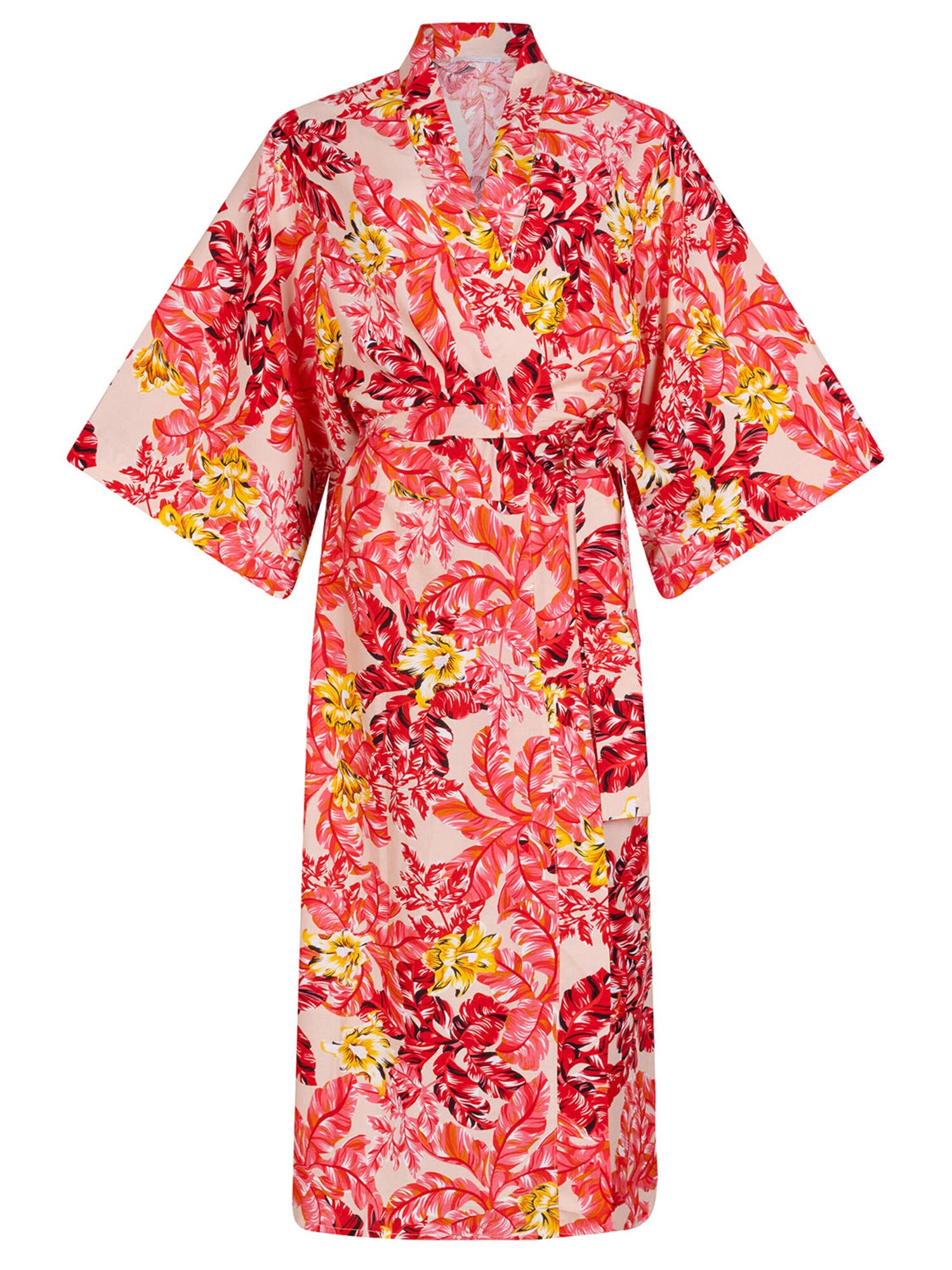 Chic By Lirette Kimono Robe Flamingo Garden