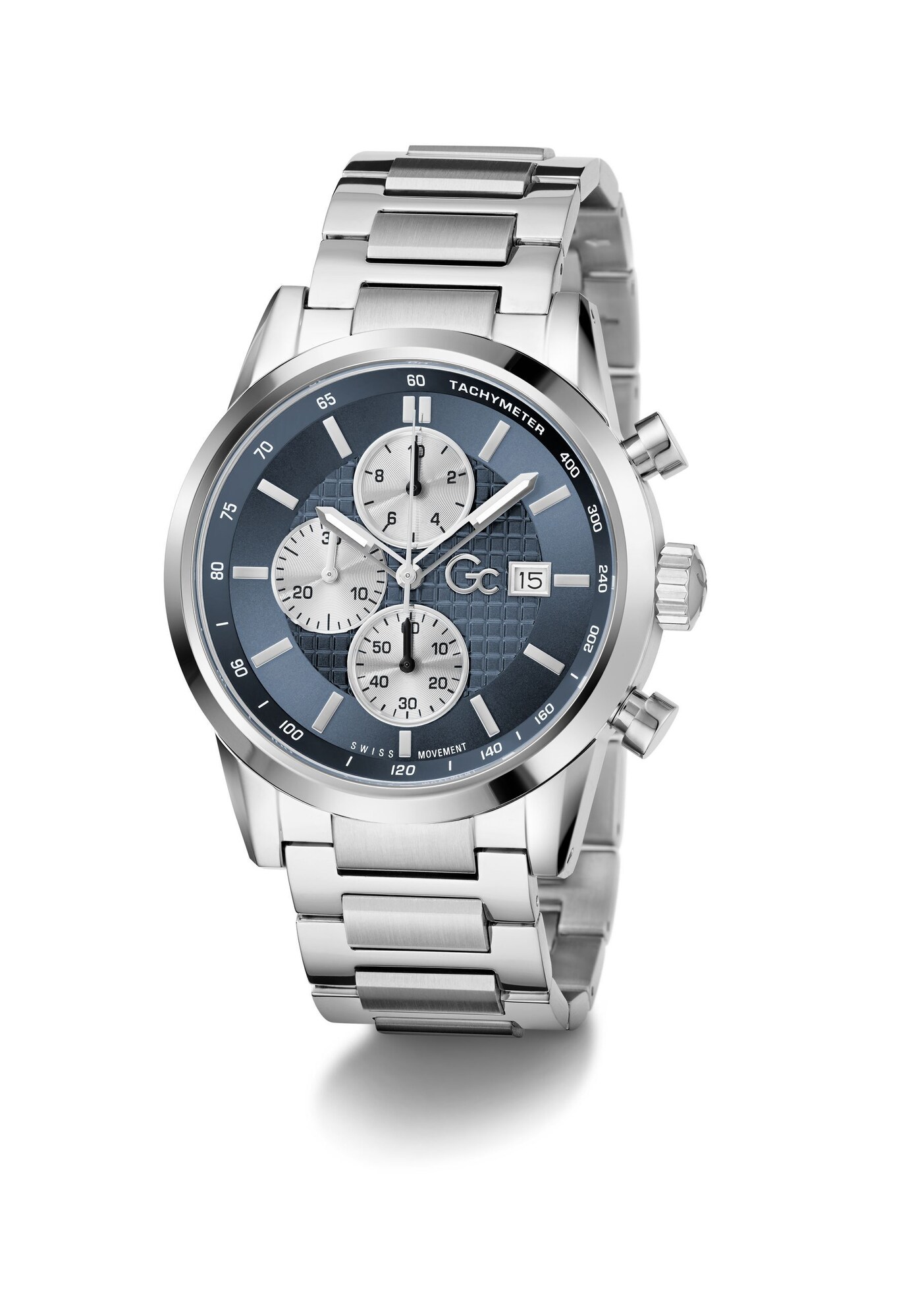 Gc Analoog Horloge 'Gallant' Duifblauw / Zilver