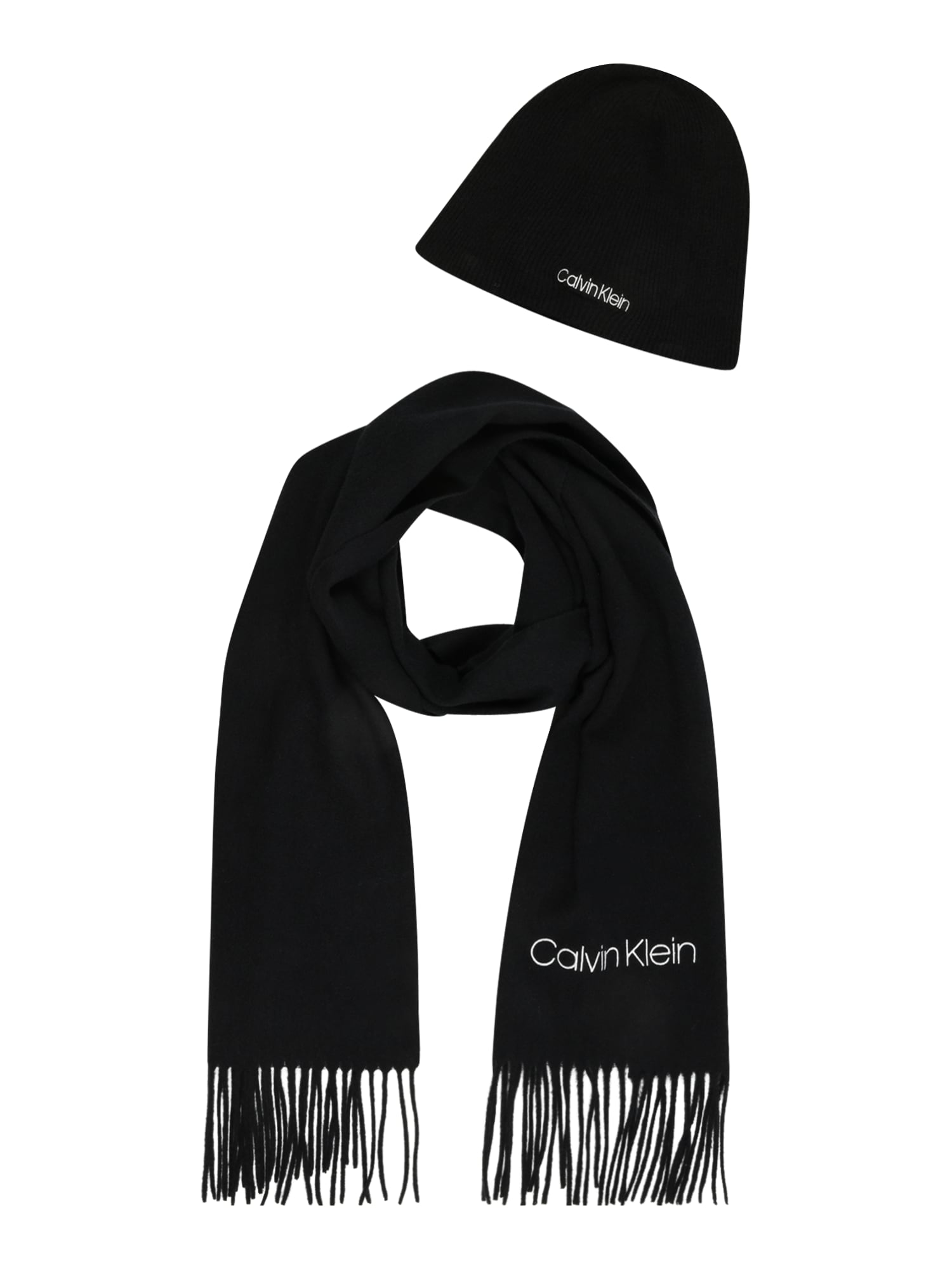 Calvin Klein Kape  črna / bela
