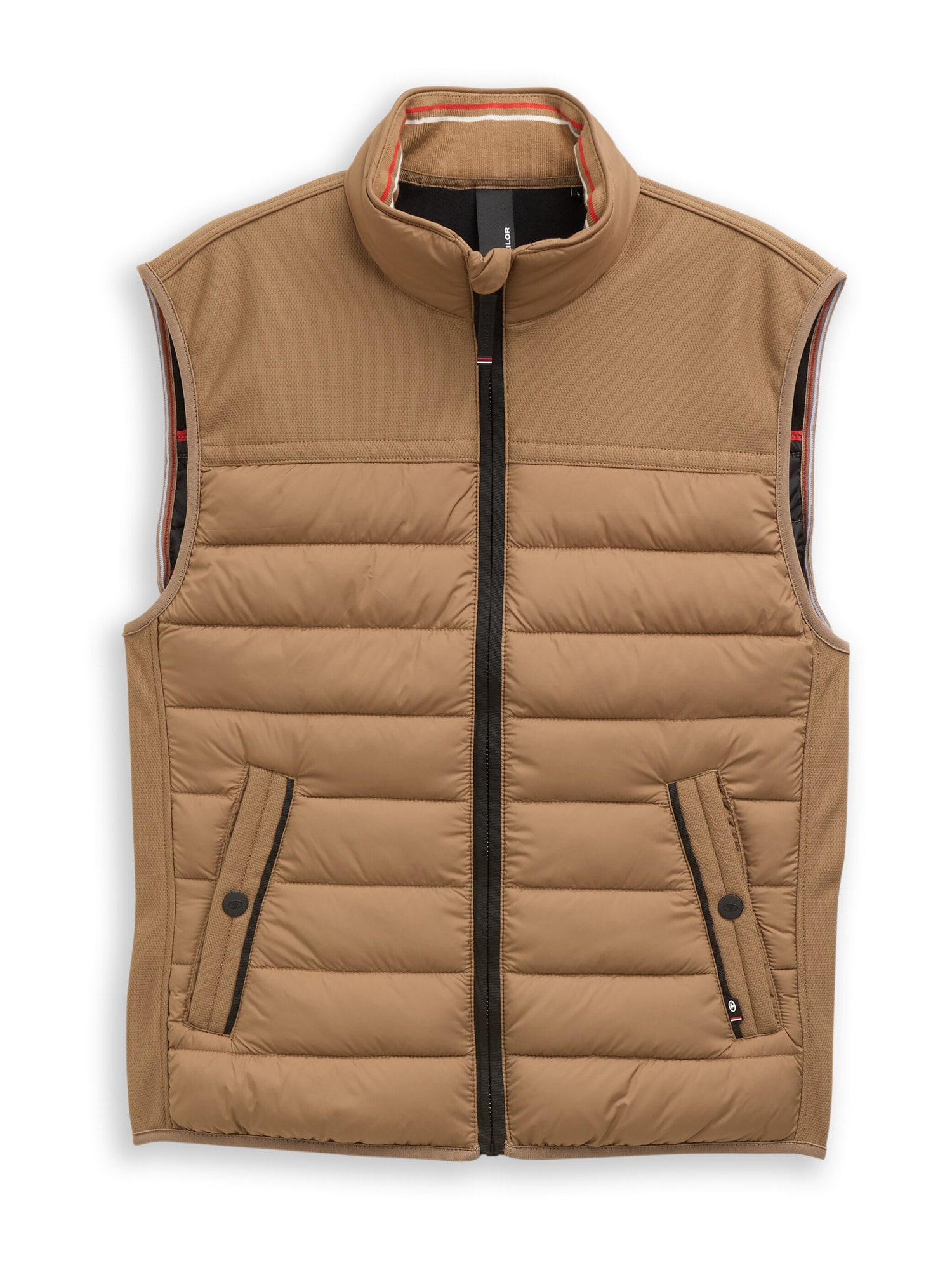 TOM TAILOR Vestă  maro mokka