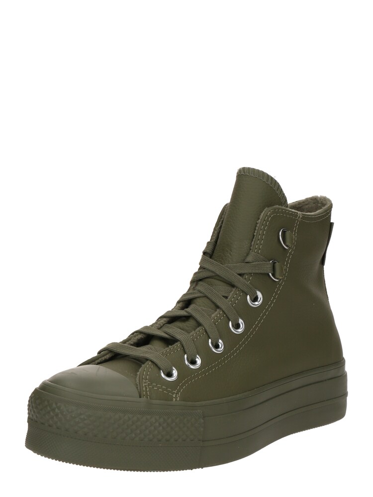 CONVERSE Sneaker 'CTAS' Damen Größe 41 khaki / silber