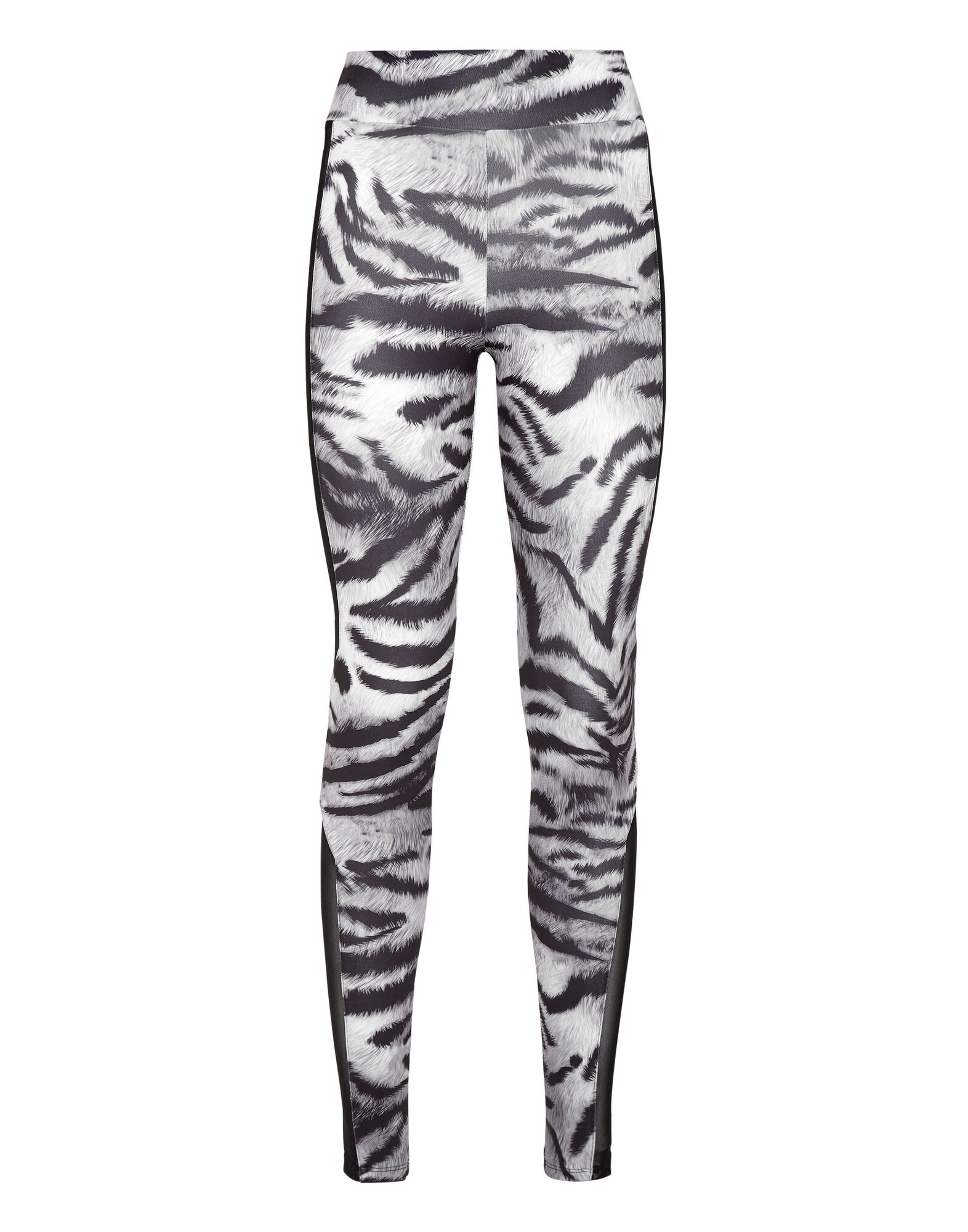 Plein Sport Pantalón deportivo 'Tiger'  gris / negro / blanco