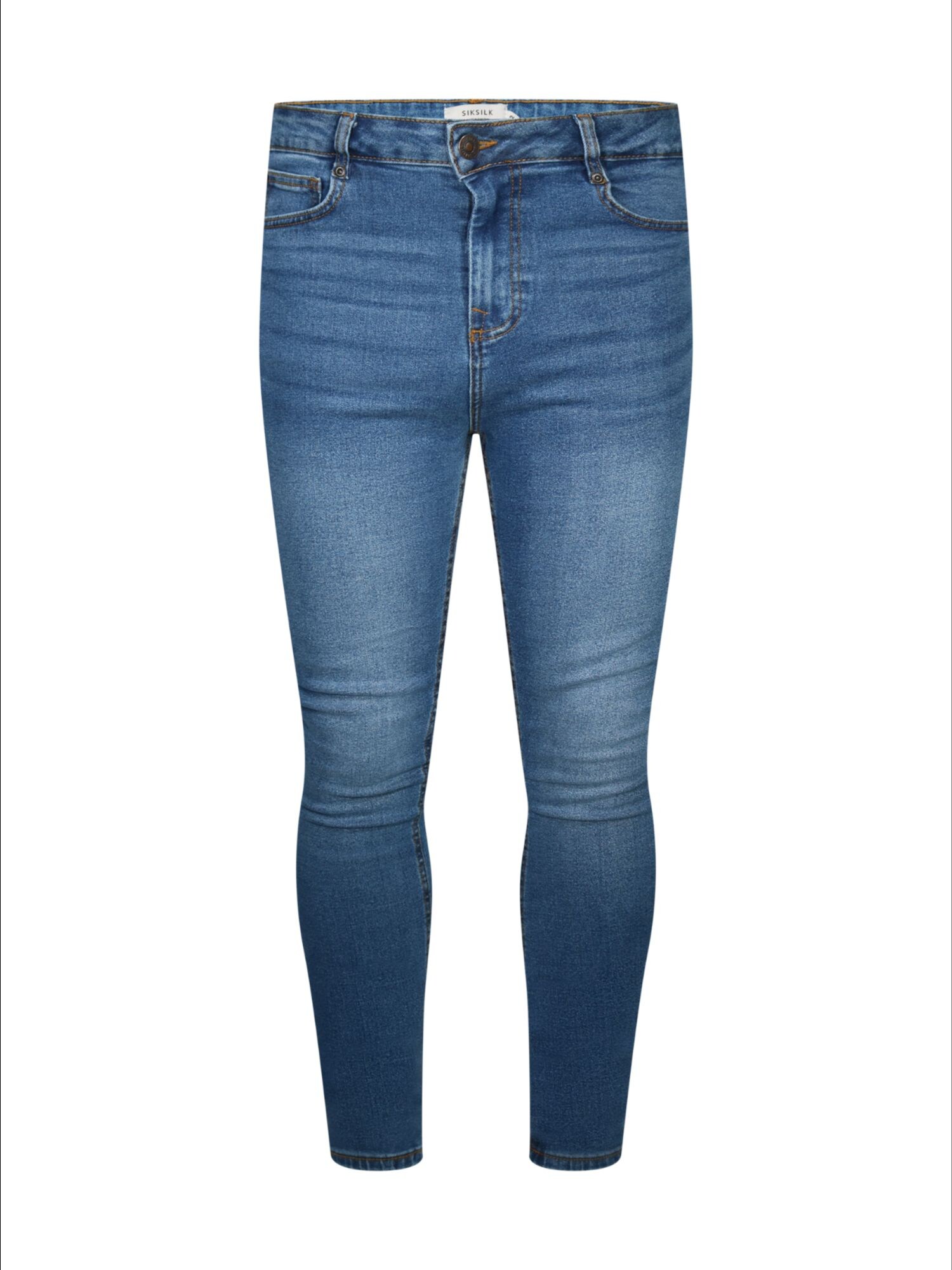 SikSilk Vaquero  azul denim