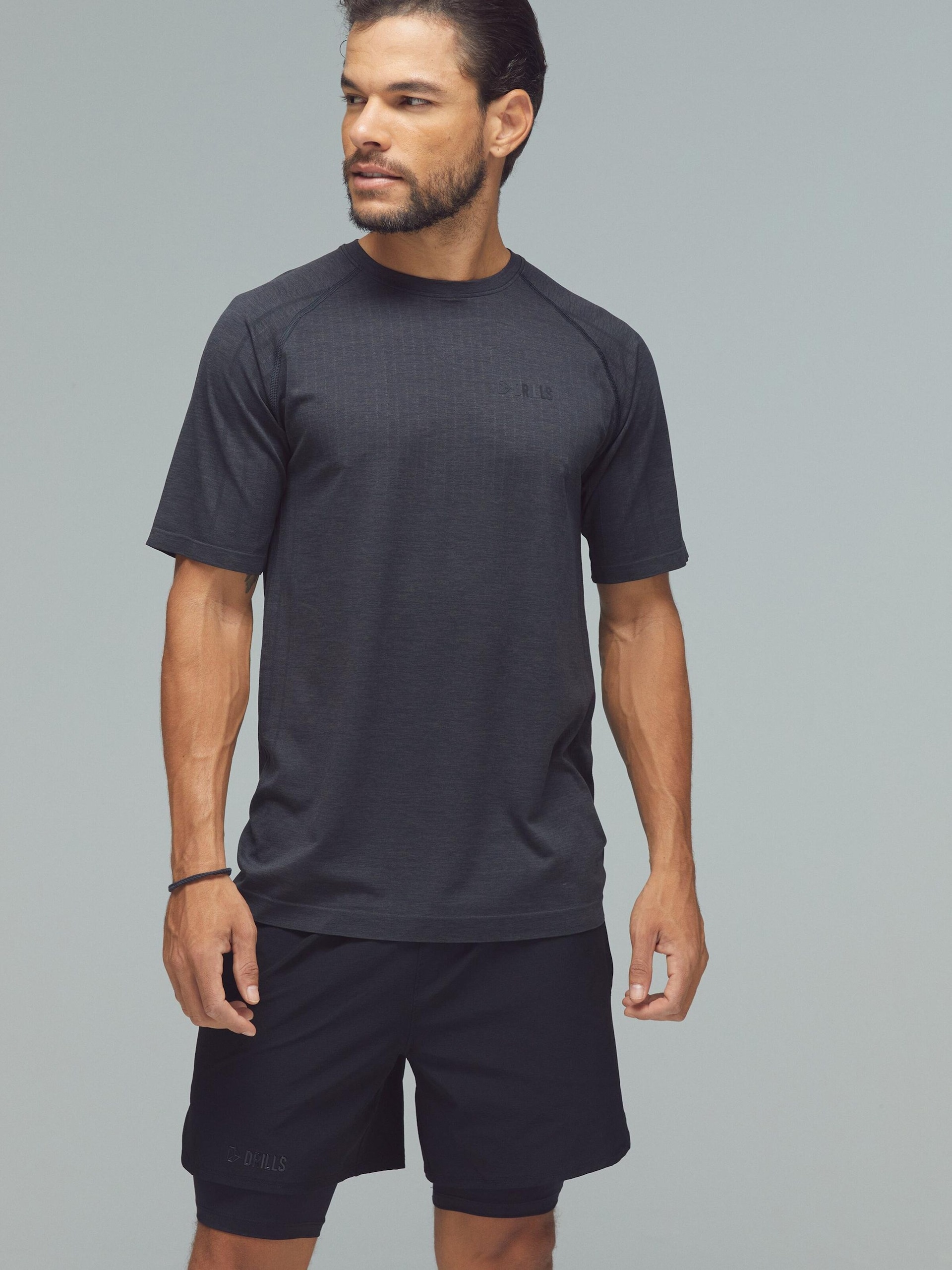 DRILLS Apparel Funktionstopp 'XFUCNTION Jacquard Tee' herr