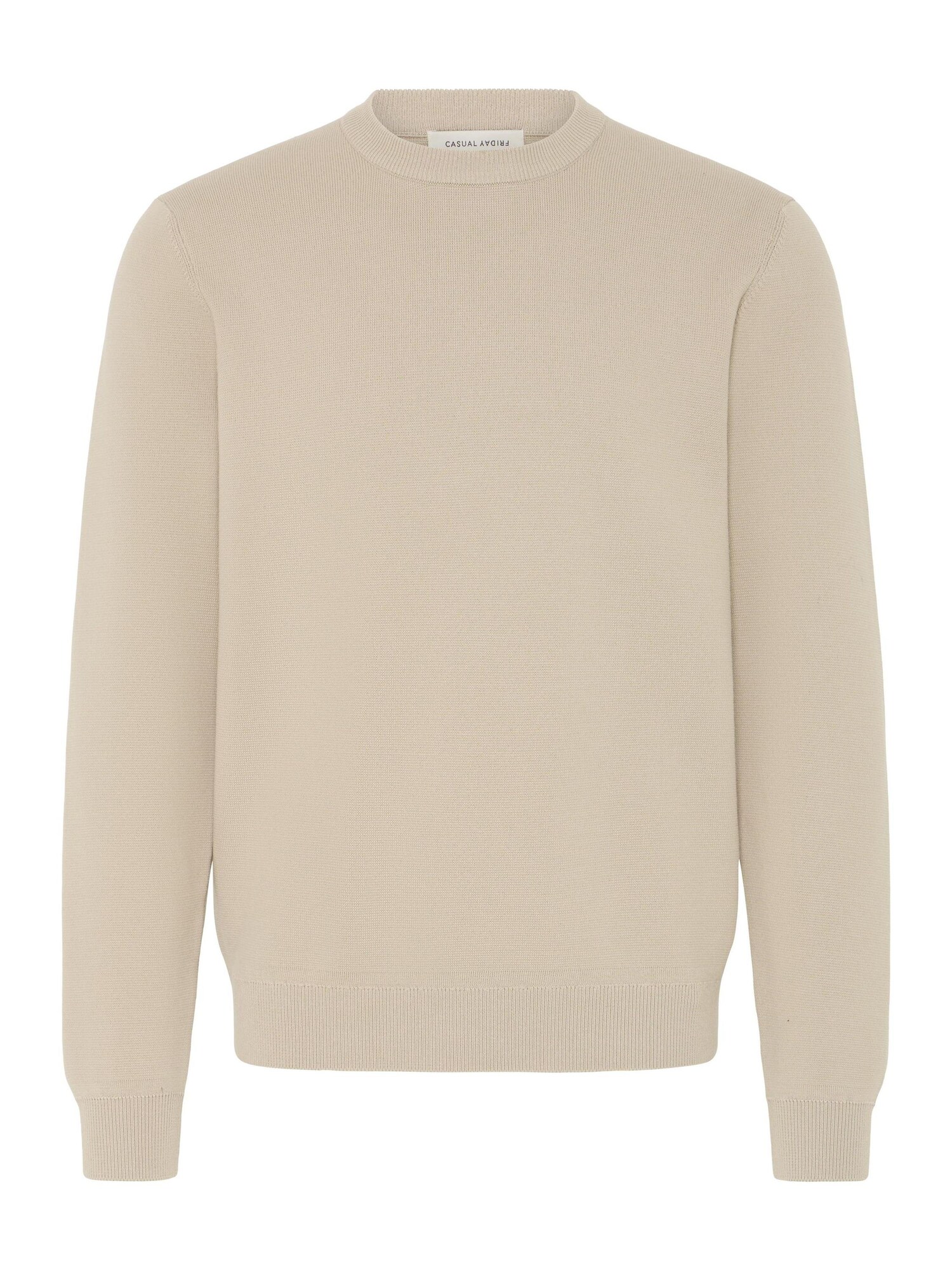 Casual Friday Jersey 'CFTheo' taupe