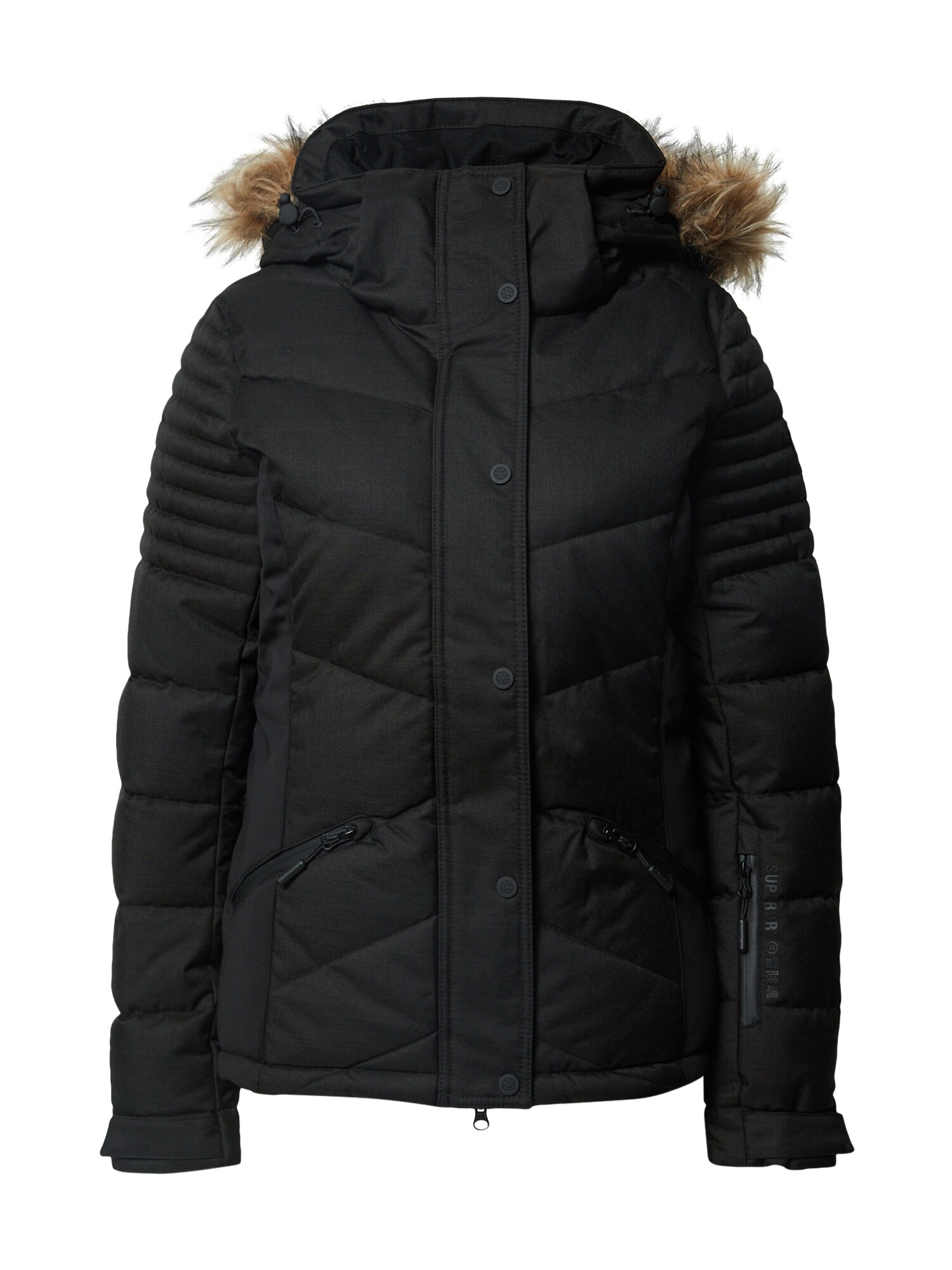 Superdry Snow Sportinė striukė 'Luxe'  juoda