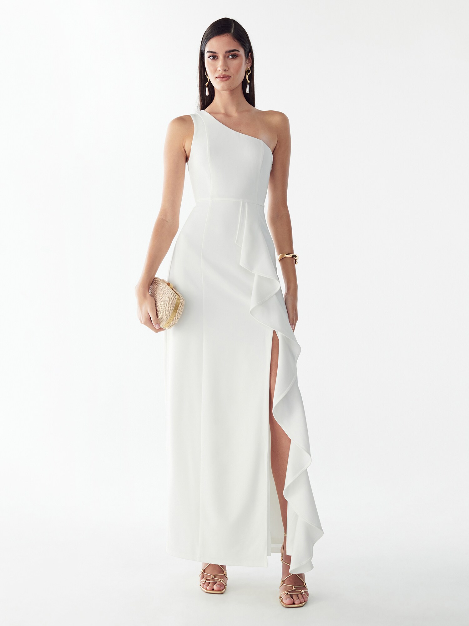 BWLDR Večerné šaty 'CATIA DRESS'  biela