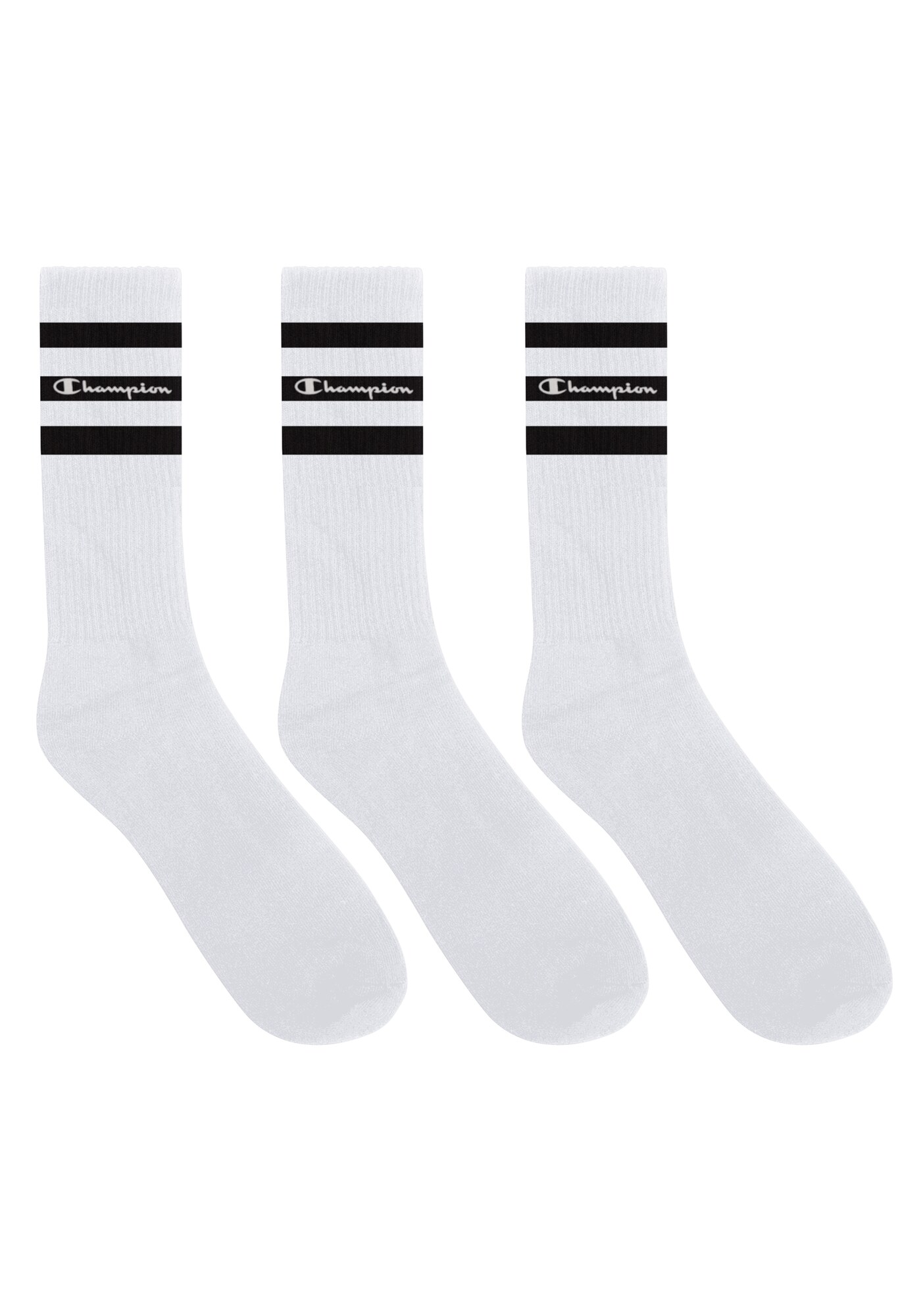 Champion Authentic Athletic Apparel Șosete sport  negru / alb