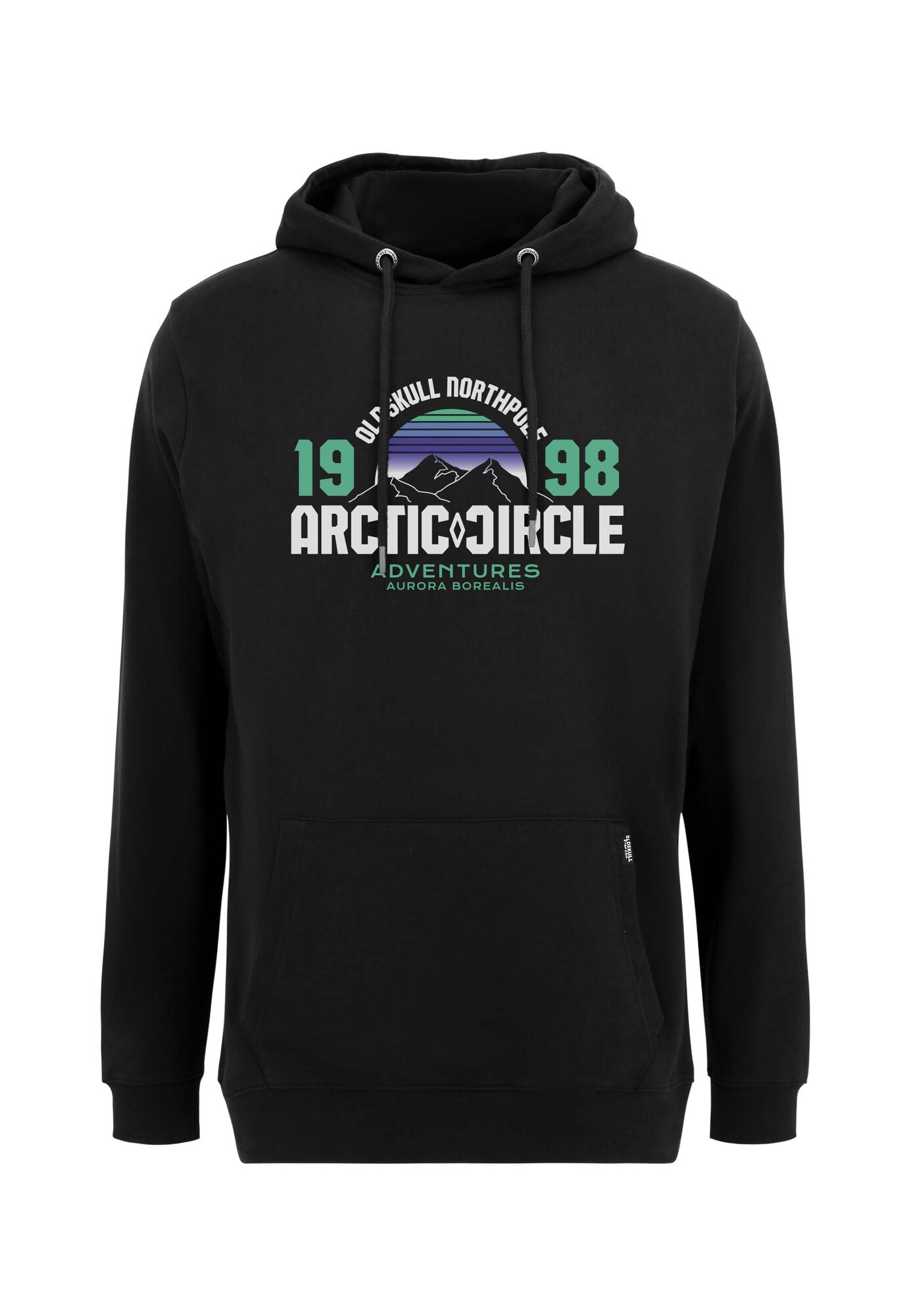 Thumbnail - Kapuzenpullover 'Wrldvibe Aurora Mountain Quest Graphic'