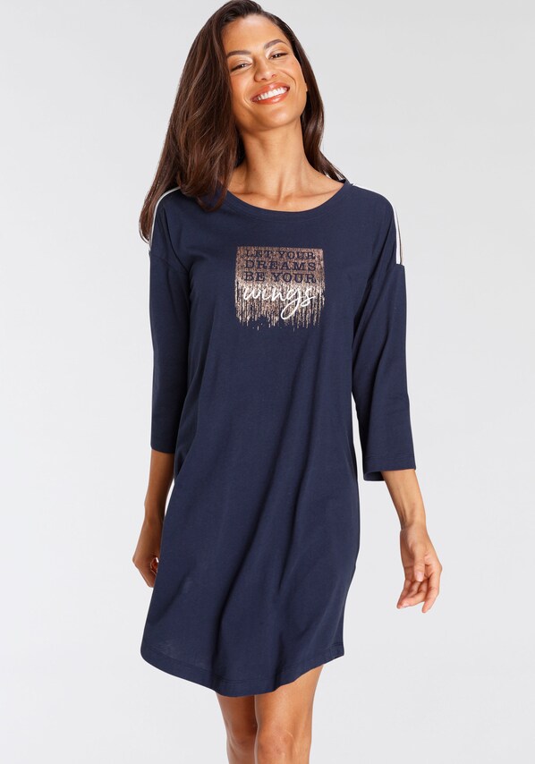 VIVANCE, Noční košilka 'Dreams', modrá, obrázek 4 z 7