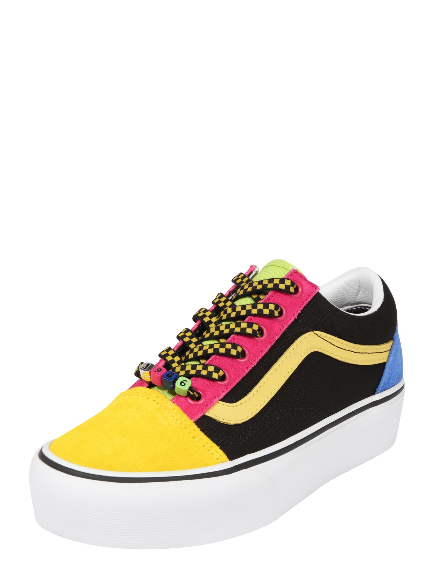 VANS Sportbačiai be auliuko 'Old Skool'  rožinė / juoda / geltona